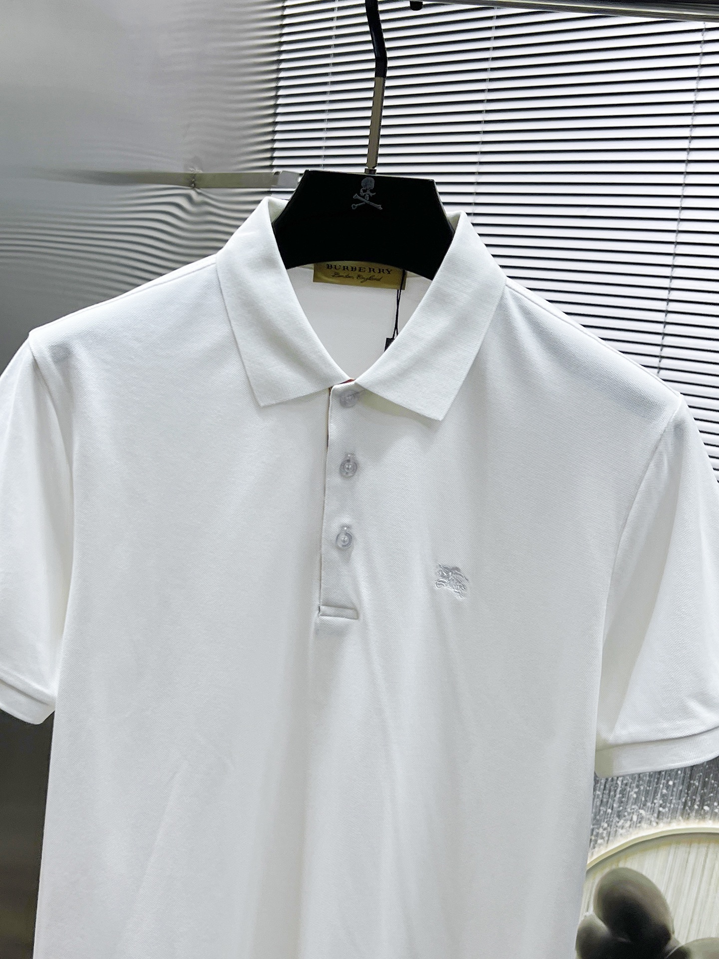 Burberry Men's Blue Short Sleeve Polo Shirt | Breathable & Comfortable 6 i1740760823 9854 0