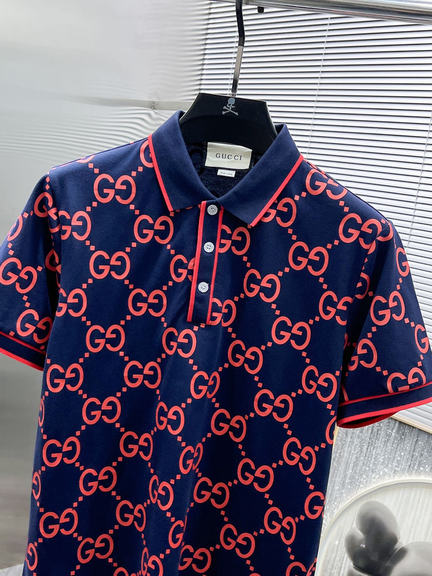 Gucci 2025SS Monogram Polo Shirt - High-End Custom Fabric, Breathable 6 i1740760943 2515 4