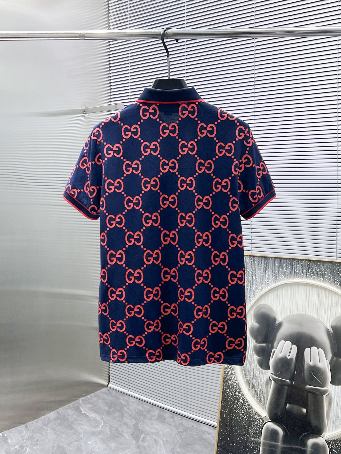 Gucci 2025SS Monogram Polo Shirt - High-End Custom Fabric, Breathable 5 i1740760943 7723 3