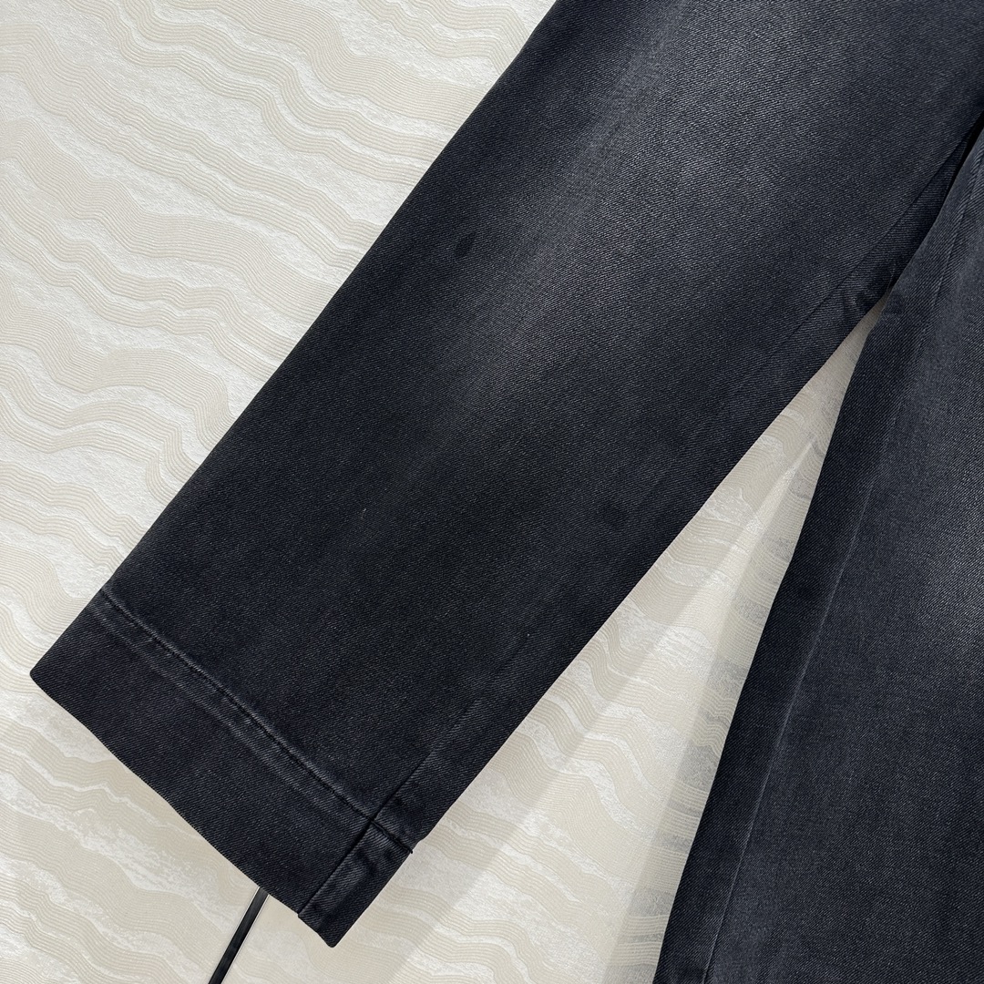 高端原单品质❤️ses高智感穿搭！经典中高腰双口袋牛仔九分裤！原浆复古洗水牛仔裤！进口面料质感超赞！女神