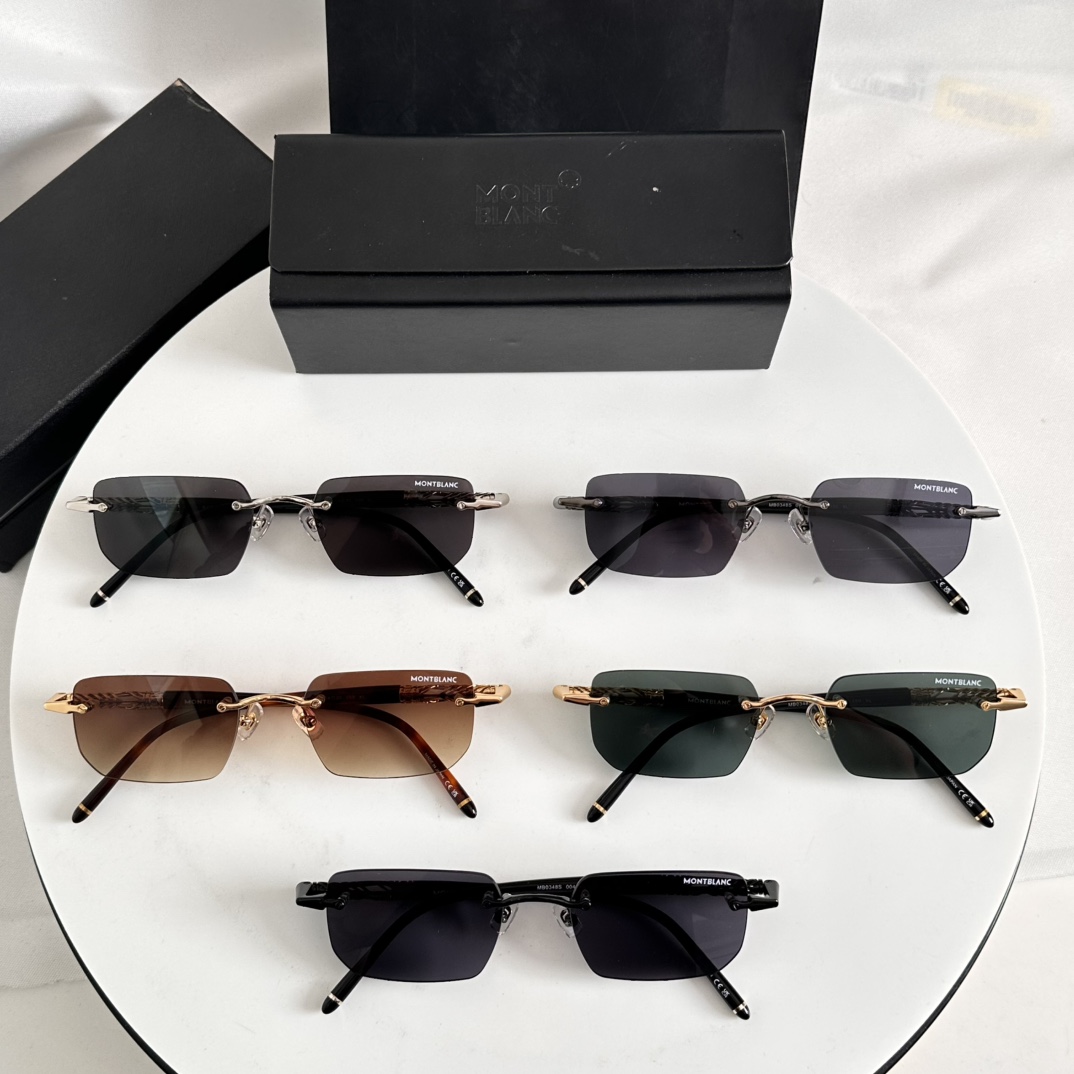  ‼️【MONT BLAN*】万宝*龙新款太阳镜🕶️。MODELMB0348S，SIZE 54口20-1