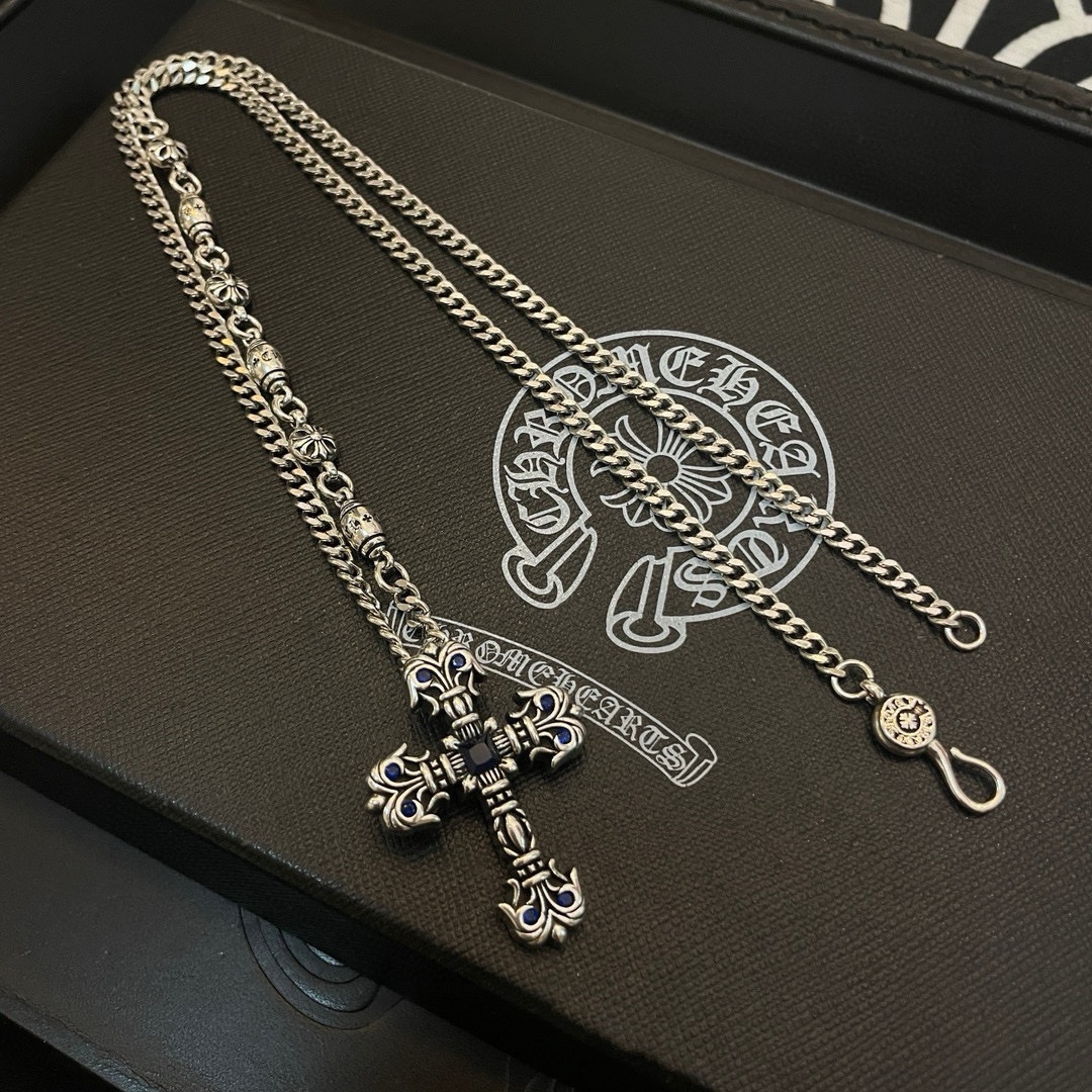 שרשרת Chrome Hearts צלב צד צלב צלב צד צלב צד צלב צד צלב צד צלב צד צלב צד 6 i1740843434 289 4