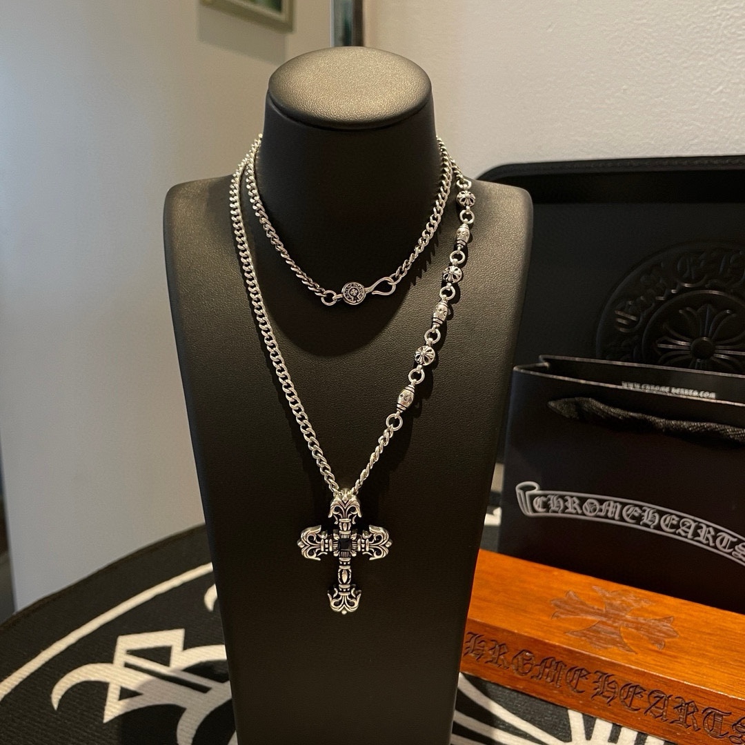 שרשרת Chrome Hearts צלב צד צלב צלב צד צלב צד צלב צד צלב צד צלב צד צלב צד 3 i1740843434 6472 1