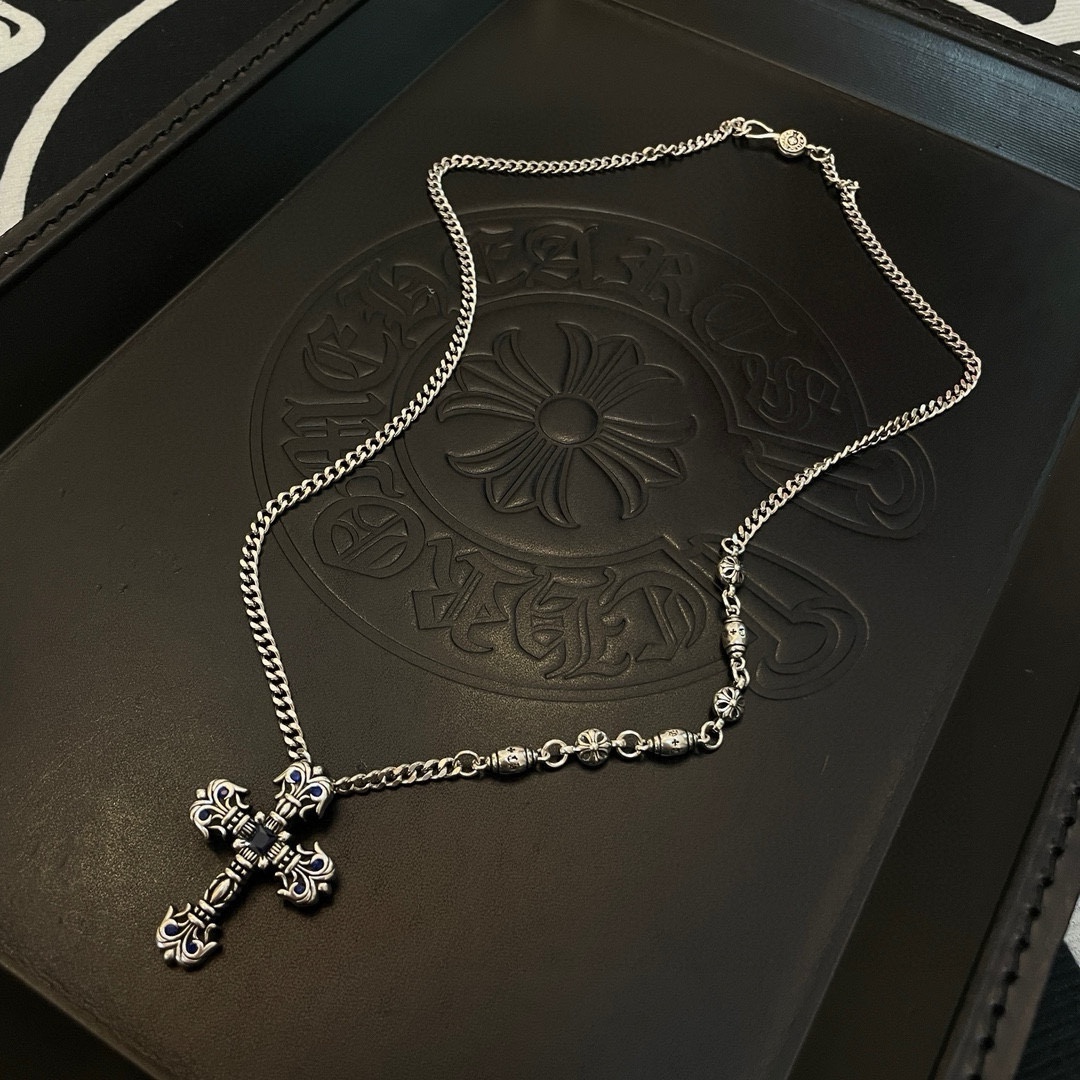 שרשרת Chrome Hearts צלב צד צלב צלב צד צלב צד צלב צד צלב צד צלב צד צלב צד 9 i1740843434 8505 7