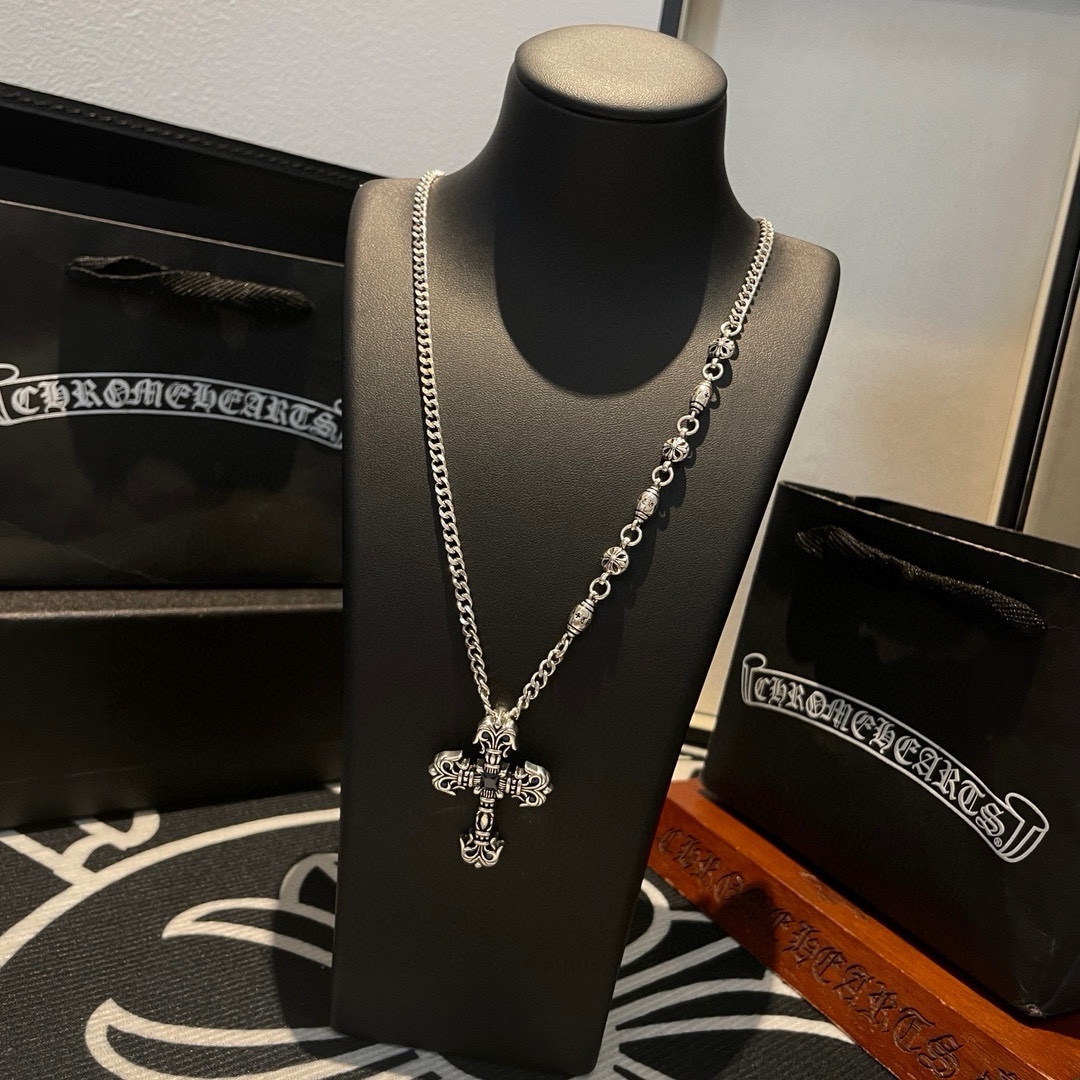 שרשרת Chrome Hearts צלב צד צלב צלב צד צלב צד צלב צד צלב צד צלב צד צלב צד 4 i1740843434 9152 2
