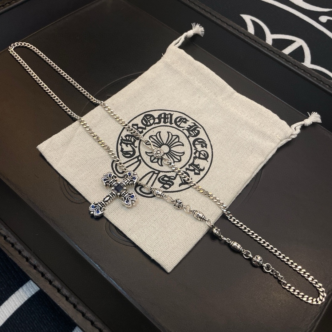 שרשרת Chrome Hearts צלב צד צלב צלב צד צלב צד צלב צד צלב צד צלב צד צלב צד 8 i1740843434 9948 6