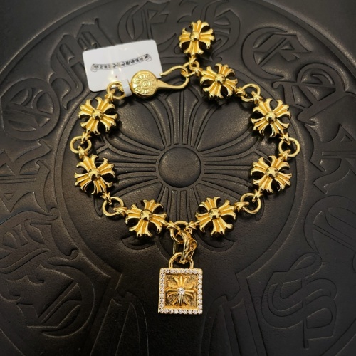 Chrome Hearts Kruisbloem Vierkante Bedel Armband - Tijdloze Stijl 1 Chrome Hearts Kruisbloem Vierkante Bedel Armband - Tijdloze Stijl