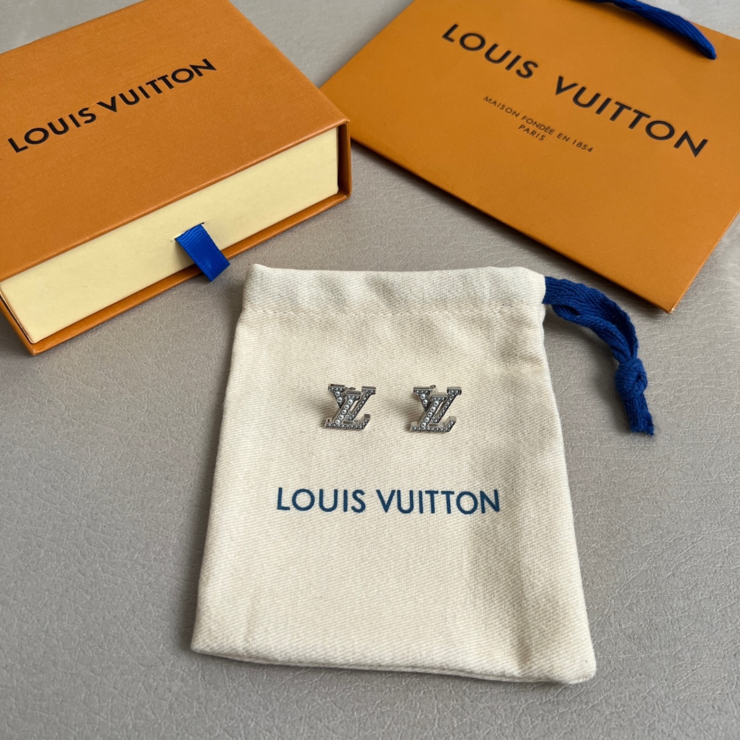 Louis Vuitton LV Stud Earrings - Fashionable and High-Quality Accessory