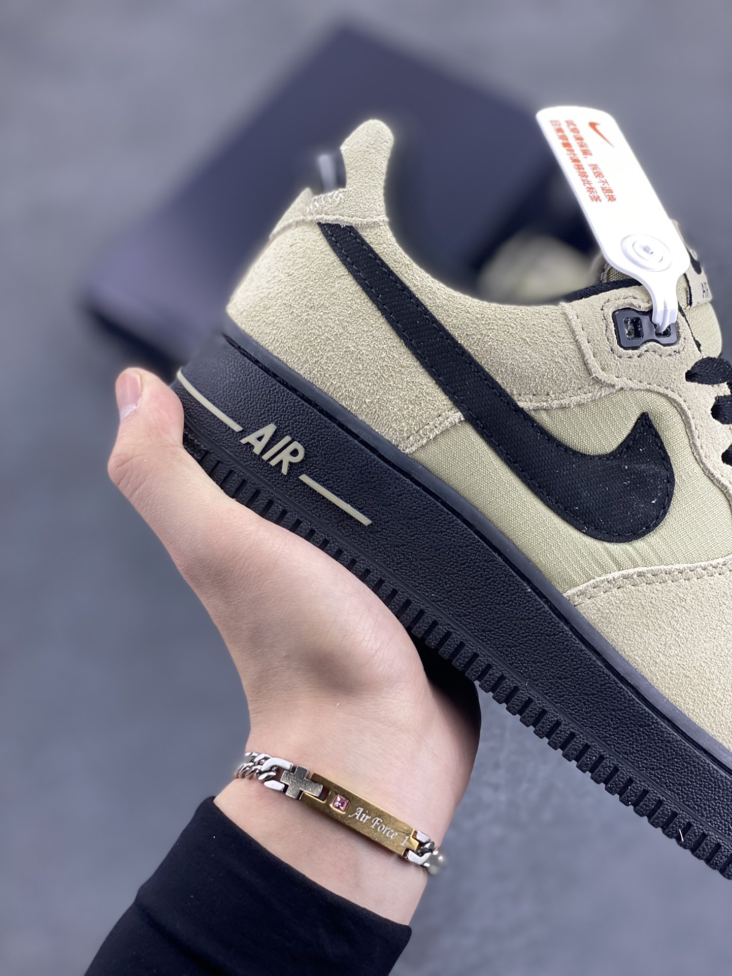 图片[6]-Air Force 1 Low 黑棕 原楦头原纸板 打造纯正空军版型 #专注外贸渠道 全掌内置蜂窝气垫 #原盒配件 原厂中底钢印、拉帮完美 货号：HV6526-200 尺码：36 36.5 37.5 38 38.5 39 40 40.5 41 42 42.5 43 44 44.5 45-选品中心