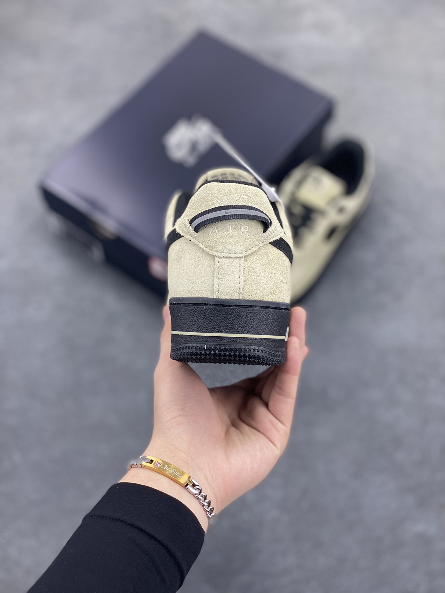 图片[4]-Air Force 1 Low 黑棕 原楦头原纸板 打造纯正空军版型 #专注外贸渠道 全掌内置蜂窝气垫 #原盒配件 原厂中底钢印、拉帮完美 货号：HV6526-200 尺码：36 36.5 37.5 38 38.5 39 40 40.5 41 42 42.5 43 44 44.5 45-选品中心