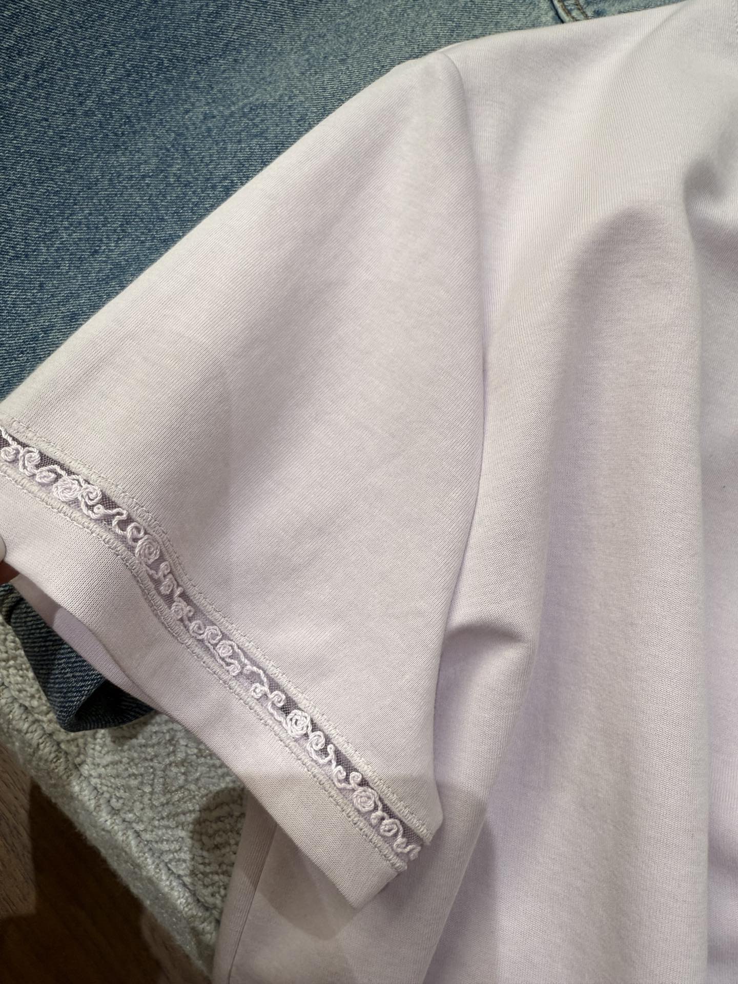 Zenium Women’s Suit: P449 Original To25 Update with Warren T-shirt in Lavender/White - 图片 4