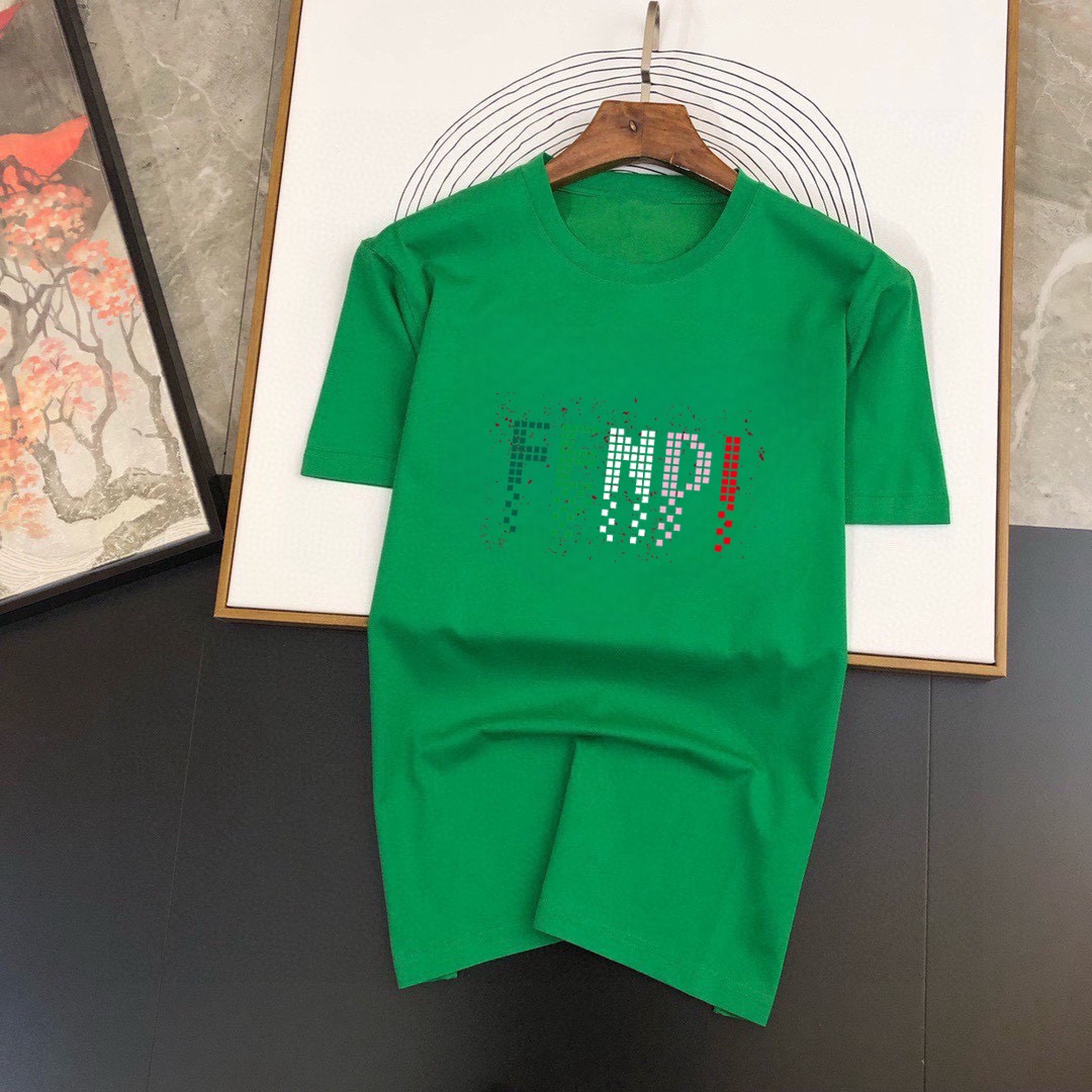 Fendi 品牌【FENDI 芬迪】(胖子福音) 男士休闲短袖T恤 2025春夏新品