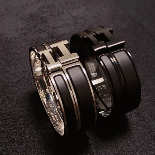 Hermès Black Enamel Bracelet, Small Size, 8mm Width, High-Quality Replica