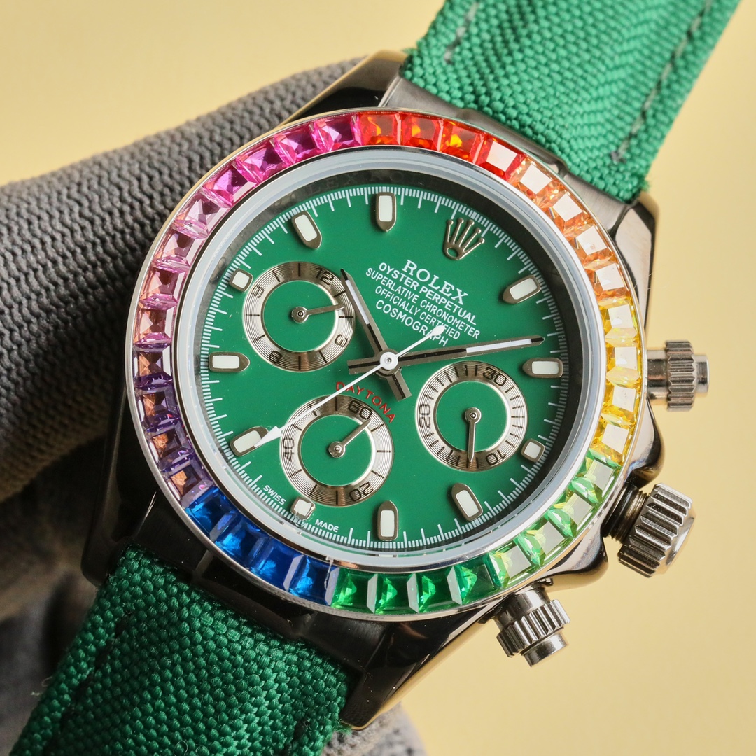 Rolex Ditonna Series 316L Steel Watch: Unified 1575, 43mm Size, Super-Dark Nightlight. - 图片 5