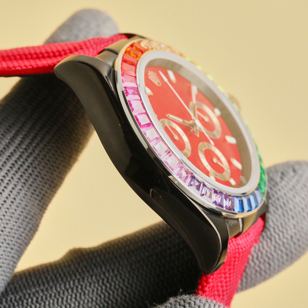 Rolex Ditonna Series 316L Steel Watch: Unified 1575, 43mm Size, Super-Dark Nightlight. - 图片 7