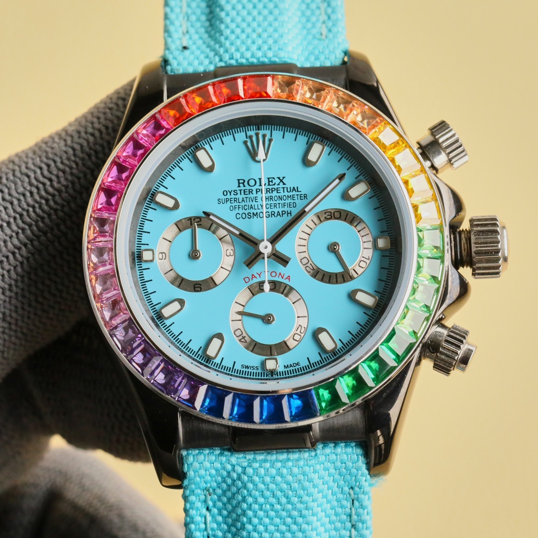 Rolex Ditonna Series 316L Steel Watch: Unified 1575, 43mm Size, Super-Dark Nightlight. - 图片 3