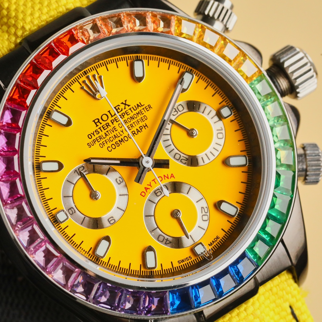 Rolex Ditonna Series 316L Steel Watch: Unified 1575, 43mm Size, Super Dark Nightlight. - 图片 6