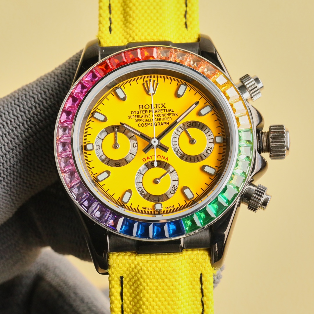 Rolex Ditonna Series 316L Steel Watch: Unified 1575, 43mm Size, Super Dark Nightlight. - 图片 4