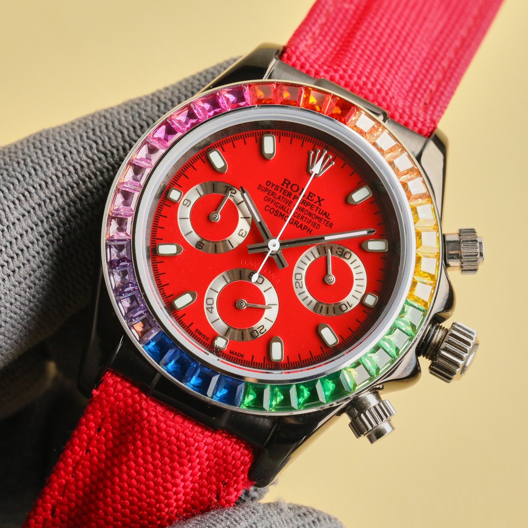 Rolex Ditonna Series 316L Steel Watch: Unified 1575, 43mm Size, Super Dark Nightlight. - 图片 2