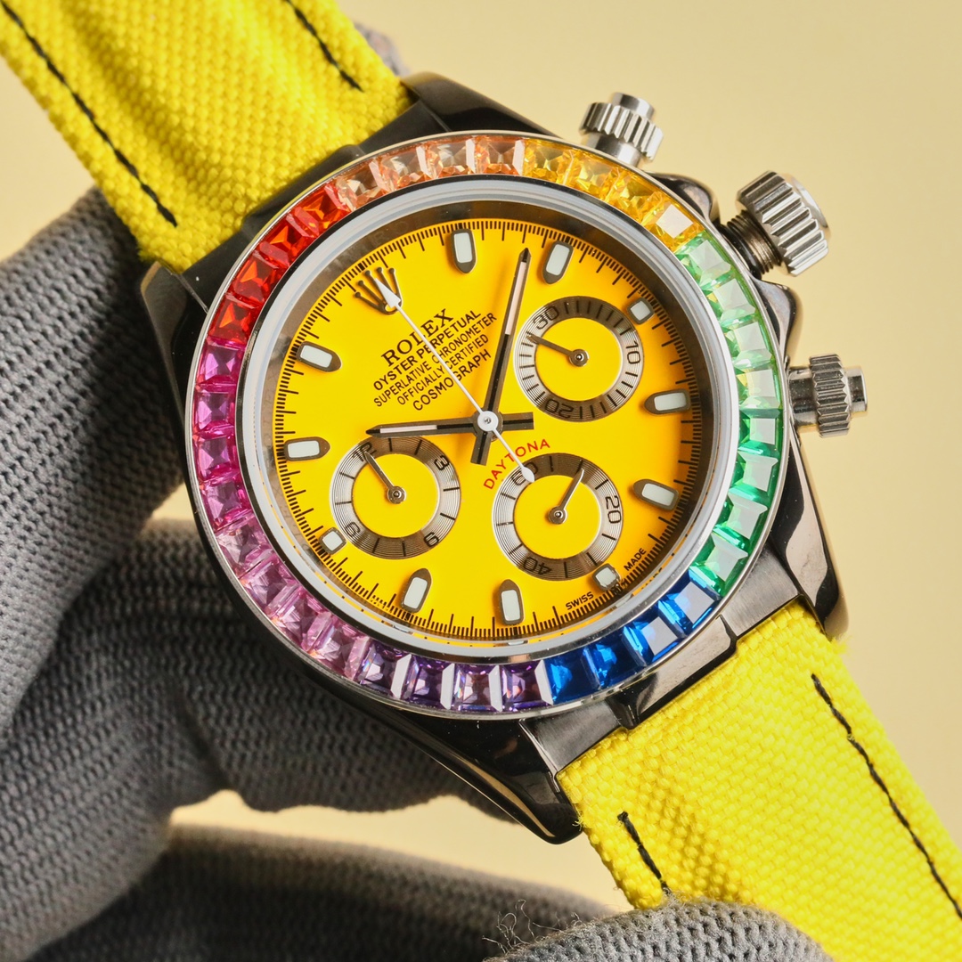Rolex Ditonna Series 316L Steel Watch: Unified 1575, 43mm Size, Super Dark Nightlight. - 图片 5