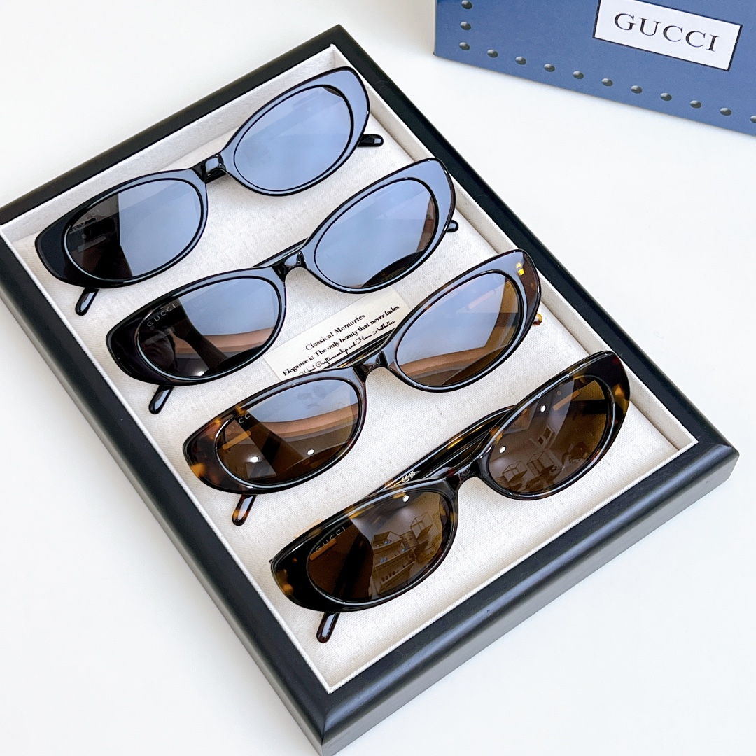 Precio de venta rápida, mismo estilo que Ni Ni, GUCC* Modelo: GG1680S Talla: 52□17-140 🉐105