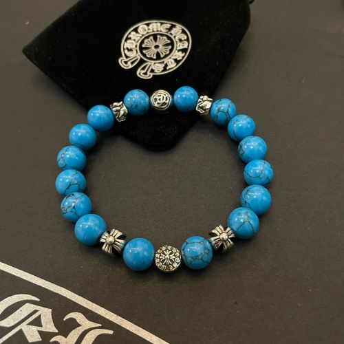 Bracelet Turquoise Chrome Hearts: Style Rétro et Croix Distinctive 1 Bracelet Turquoise Chrome Hearts: Style Rétro et Croix Distinctive