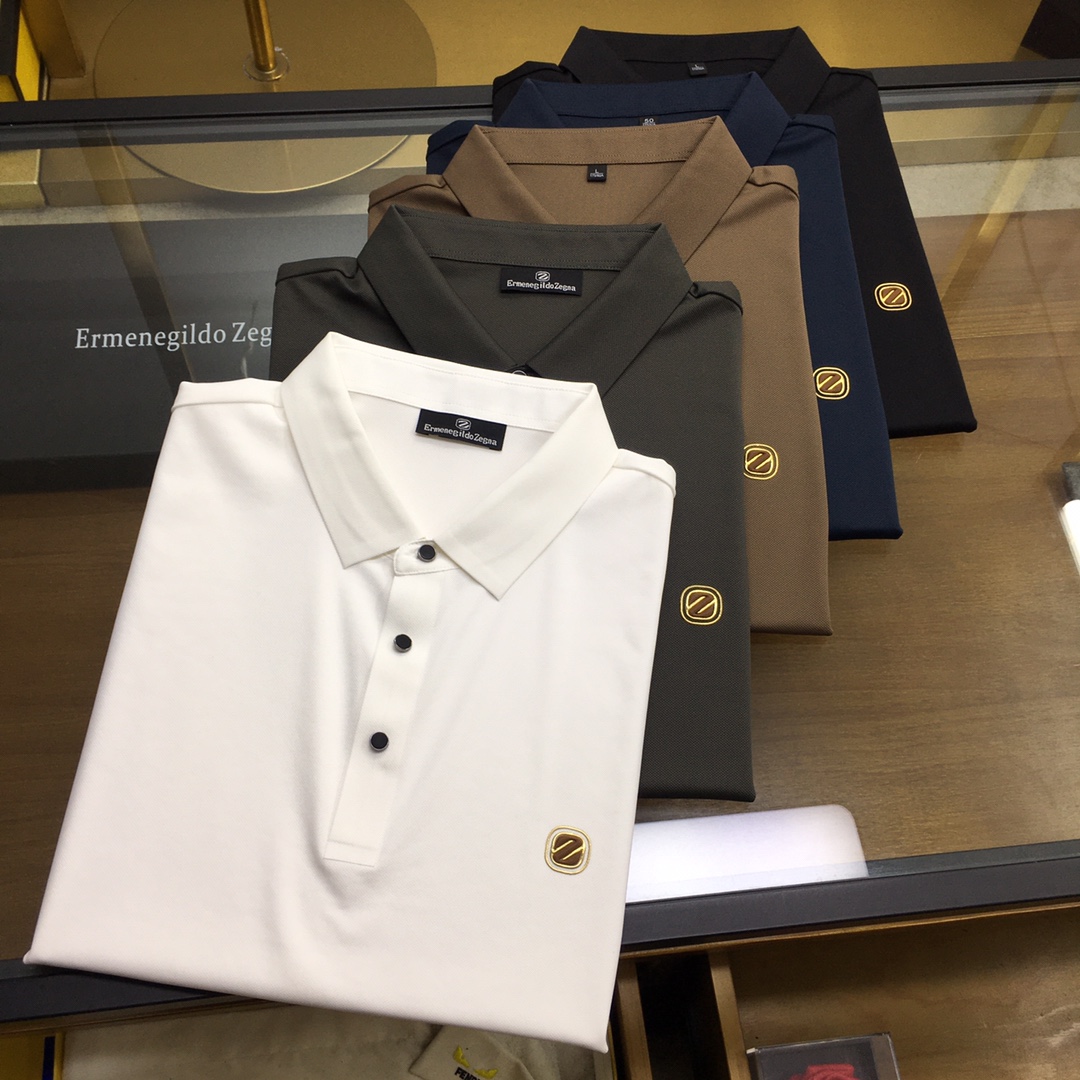 NO:126225,New product [Zegn...] High-end Polo 2025SS Spring and Summer New Product Go Fashion and Casual Lapel T-shirt, Selected High-quality Tianshi cool fabric, Stainless cutting process, Exquisite logo design logo on the chest, Customer-supplied hardware and accessories, Simple and easy to match, a must-have item for casual business men!  SizeM-4XL [Please report height and weight by placing an order], tees, t-shirt, alexander wang19860909新品【Zegn...】高端Polo 2025SS春夏新品 Go 时尚休闲翻领T恤,甄选优质天丝凉爽面料,无痕切割工艺,胸前精致logo设计标识,客供订织五金辅料,简约易搭配,休闲商务男人必备单品！ SizeM-4XL【下单请报身高体重】,,tees，t-shirt,alexander wang,Men's clothing