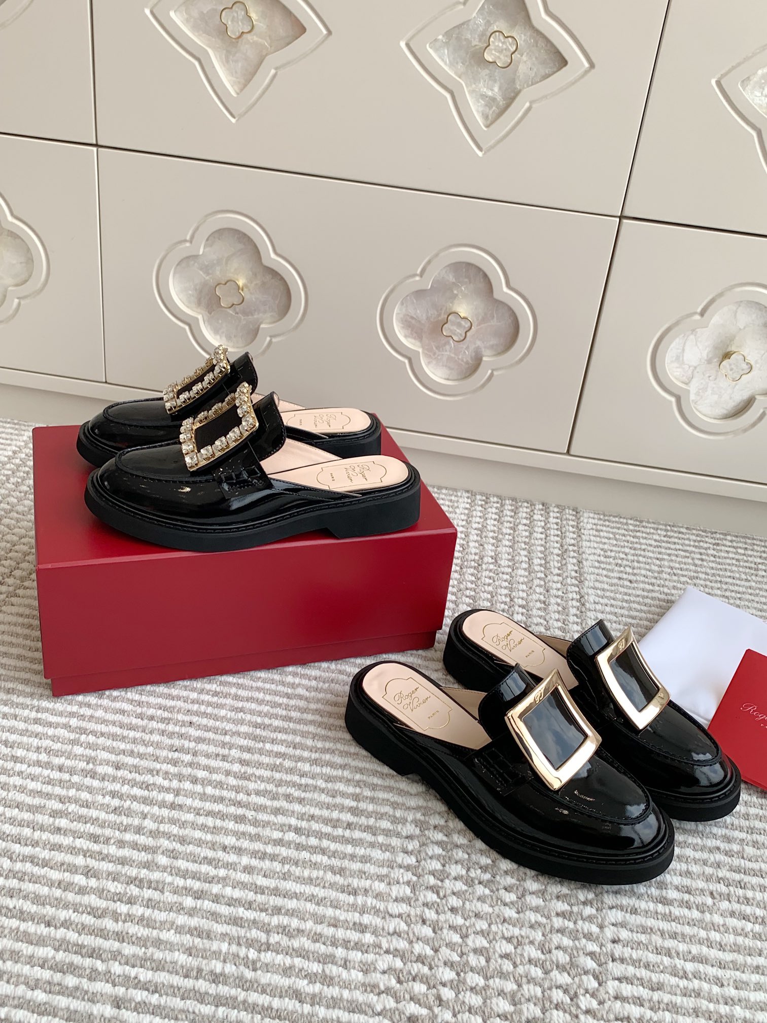NO:229142,————RV·Diamond Muller Slippers·34-40, Semi-Travel, slippers19860909————RV·钻扣穆勒拖鞋·34-40,半拖,slippers,Women's Shoes