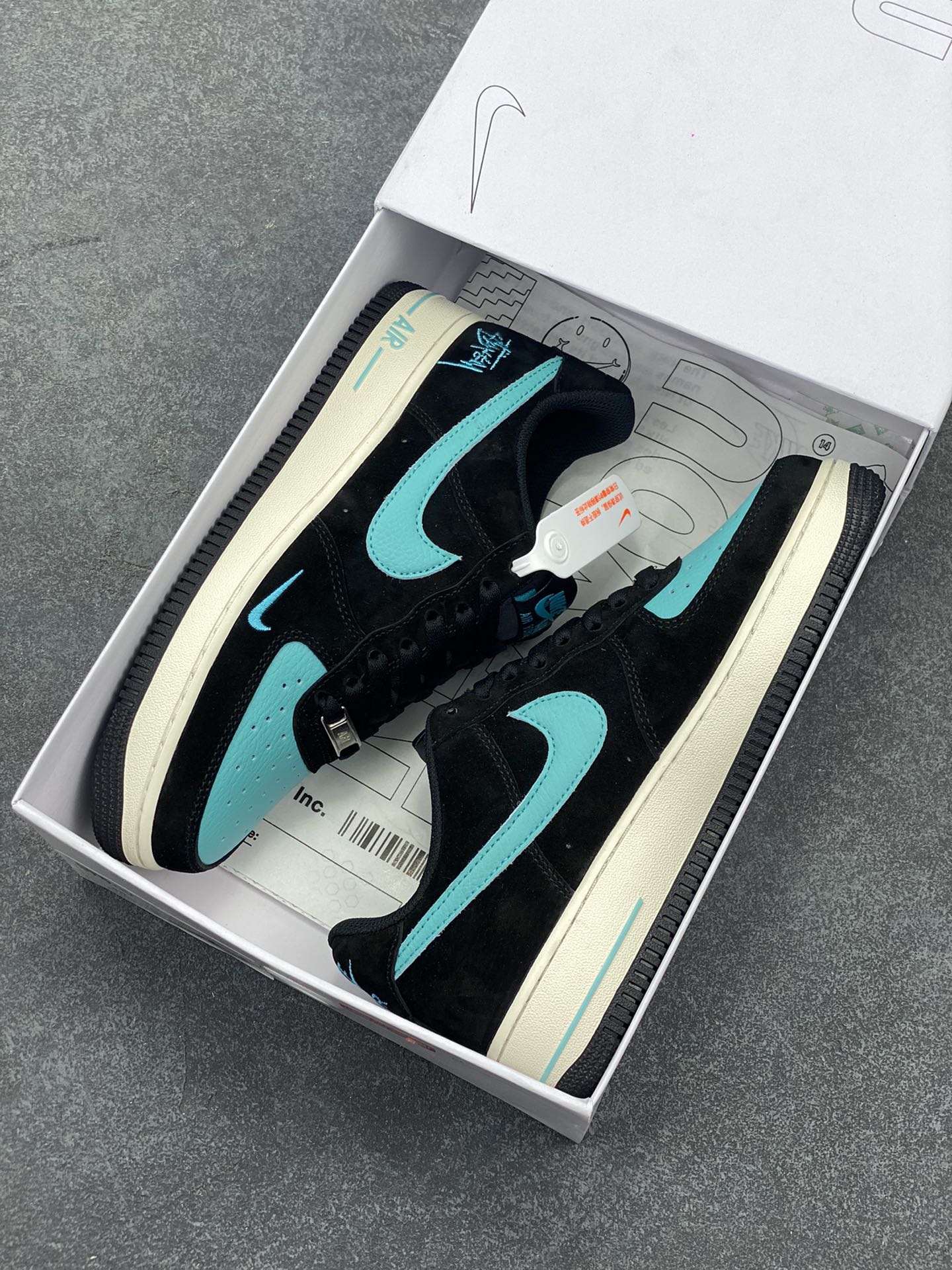 图片[9]-NK Air Force 1‘07 Low 定制款抽屉盒 空军一号低帮休闲板鞋 定制皮料 原楦原纸板 纯正版型 高清洁度 内置全掌气垫 货号：CW2288-111 尺码：36 36.5 37.5 38 38.5 39 40 40.5 41 42 42.5 43 44 44.5 45-选品中心