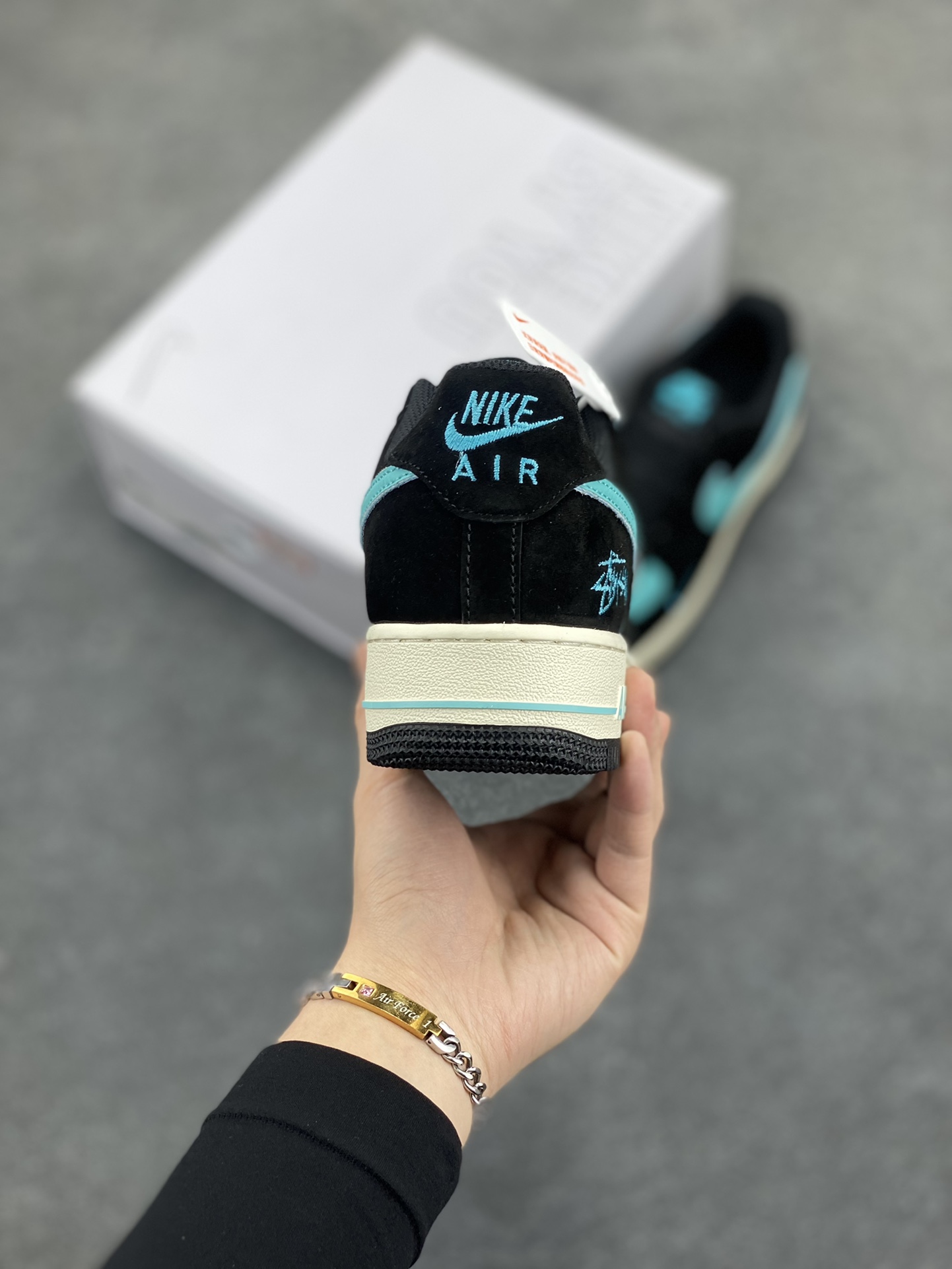 图片[4]-NK Air Force 1‘07 Low 定制款抽屉盒 空军一号低帮休闲板鞋 定制皮料 原楦原纸板 纯正版型 高清洁度 内置全掌气垫 货号：CW2288-111 尺码：36 36.5 37.5 38 38.5 39 40 40.5 41 42 42.5 43 44 44.5 45-选品中心