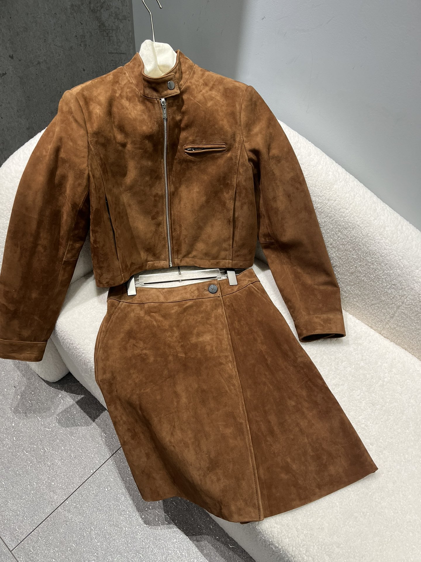 NO:869606,Sizes S-19860909尺寸S- Xxl码,绒面皮长期可做 外套 裙680,缪缪-服装,skirts,jackets & coats,,Women's clothing