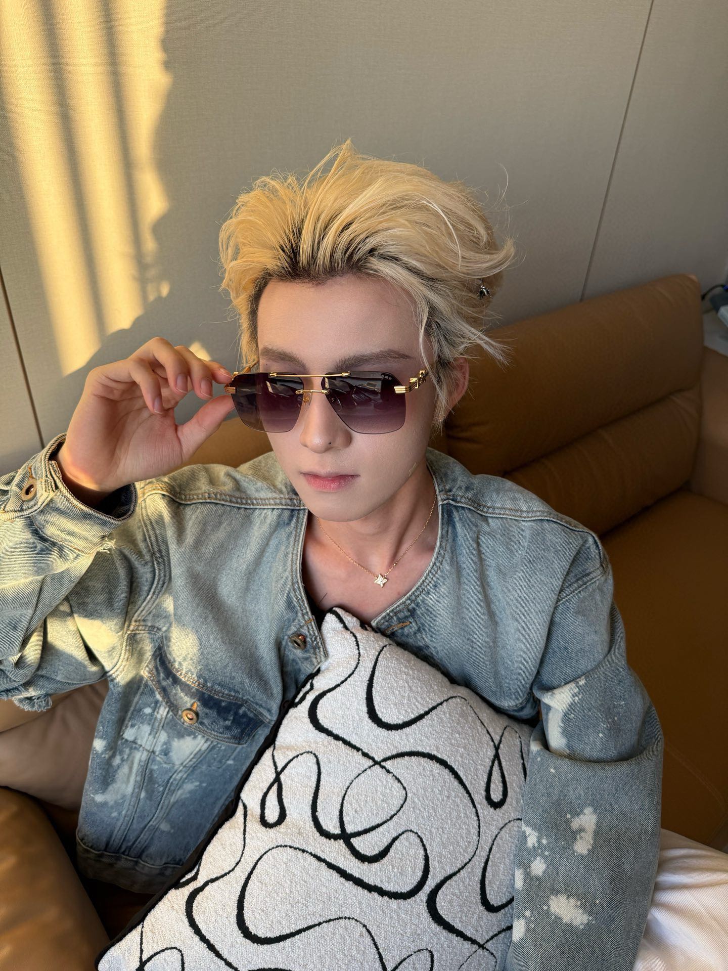  ‼️ 模特图 新款 眼镜界的爱马仕 Chromehearts 克罗心眼镜 男女款太阳镜 金 镜架 顶级