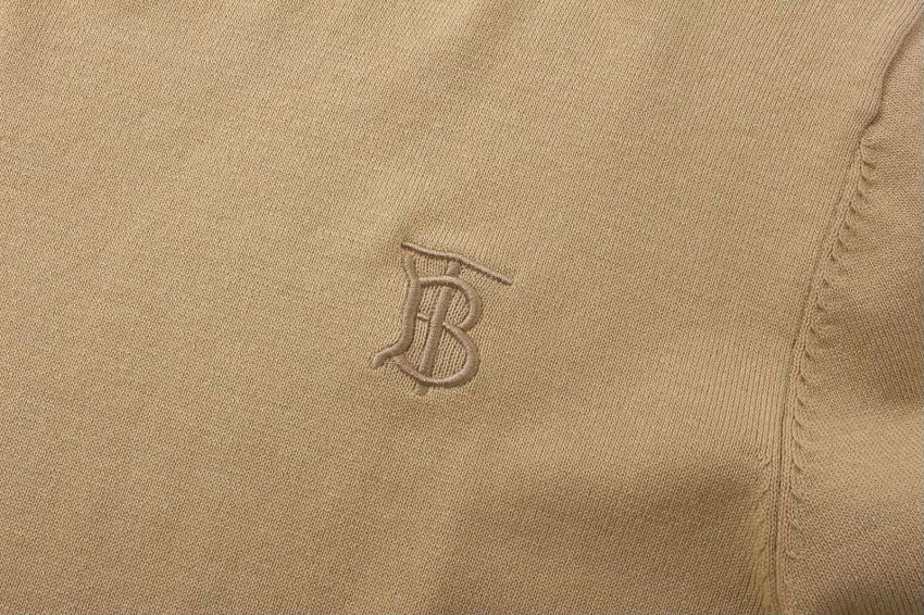 巴宝莉/Burberry 夏季新款 经典TB刺绣圆领针织短袖