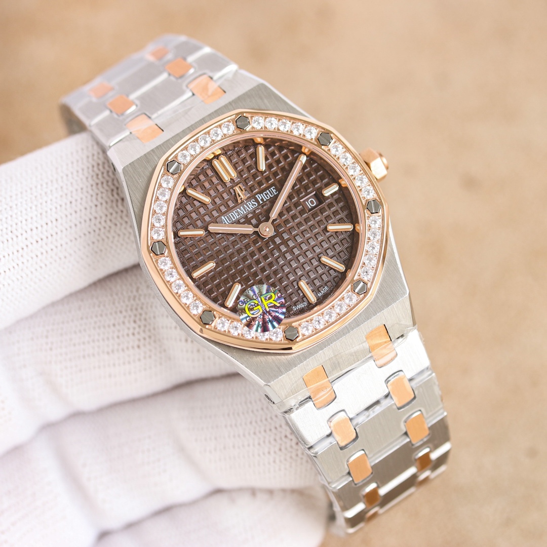 Luxury White Gold Audemars Piguet Watch Review: Goddess Royal Oak Series - 图片 5