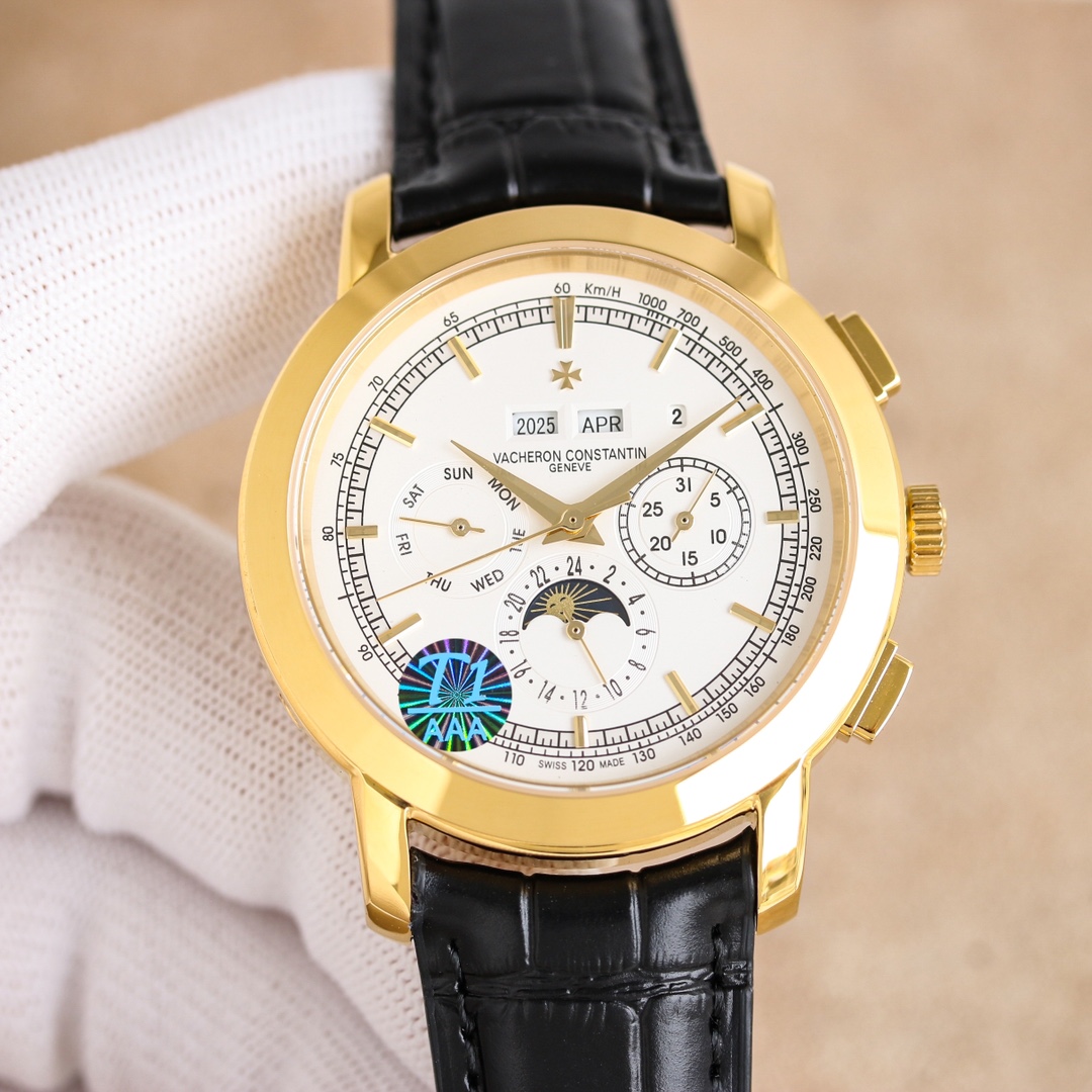 NO:148267,White Gold TWFactory, a masterpiece from Taiwan factory, a new V2 upgraded version!  The highest version of the market, Jiangshi Chuanxi series 5000T/000P_B Perpetual Calendar multi-function watch, 1 is equipped with a movement consistent with the authentic one, the balance wheel is completely consistent with the authentic one, and all functions can be used normally. 2 Improve the four angle curves of the case, the color curves of the dial are more in line with each other, and the 12 scales are polished more delicately, and the overall closer to the counter!  3 Paired with Italian cowhide to make your wrist fit more comfortable!  The Vacheron Constantin series produced by TW factory integrates the most unique DNA of Vacheron Constantin and is a symbol of Vacheron Constantin's ultimate elegance, fully reflecting the purest tradition of the high-end watchmaking industry!  Suitable for all kinds of business occasions, simple, refined and elegant!  TW's fine reproduction, please enjoy it!  ,vacheron,cowhide19860909白 金 TWFactory,台湾厂力作,全新V2升级版！市场最高版本江诗传袭系列5000T/000P_B万年历多功能腕表,1搭载与正品一致机芯,摆轮与正品完全一致,所有功能均可正常使用.2对表壳的四个角弧度进行改善,表盘颜色弧度更契合,12个刻度打磨更细腻,整体更贴近专柜！3搭配意大利牛皮让手腕更贴合舒适！TW工厂出品的江诗.丹顿传袭系列融汇了江诗.丹顿最独特的DNA,是江诗丹顿极致优雅的象征,充分体现了高级制表业最纯粹的传统！适合各种商务场合,简敛精致不失优雅！TW精品复刻,敬请品鉴！,,vacheron,cowhide,Watch