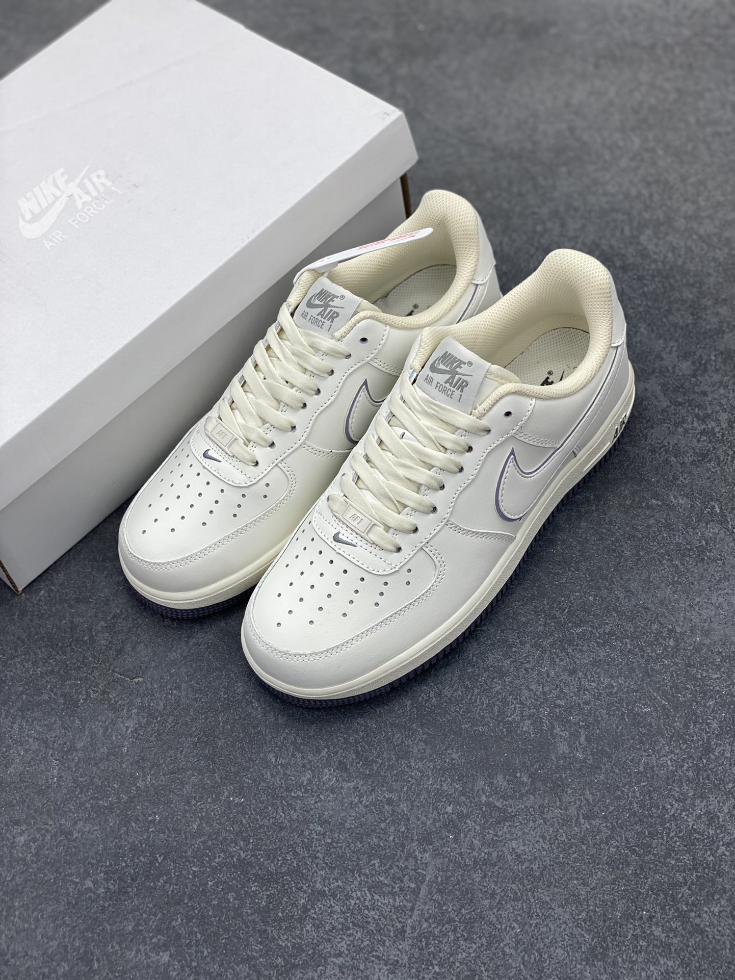 图片[8]-Nike Air Force 1 Low \’07 白银灰 低帮空军一号休闲板鞋 定制皮料 原楦原纸板 纯正版型 原装鞋盒 清洁度完美 内置全掌气垫 货号：DZ2799-122 尺码：36 36.5 37.5 38 38.5 39 40 40.5 41 42 42.5 43 44 44.5 45-选品中心