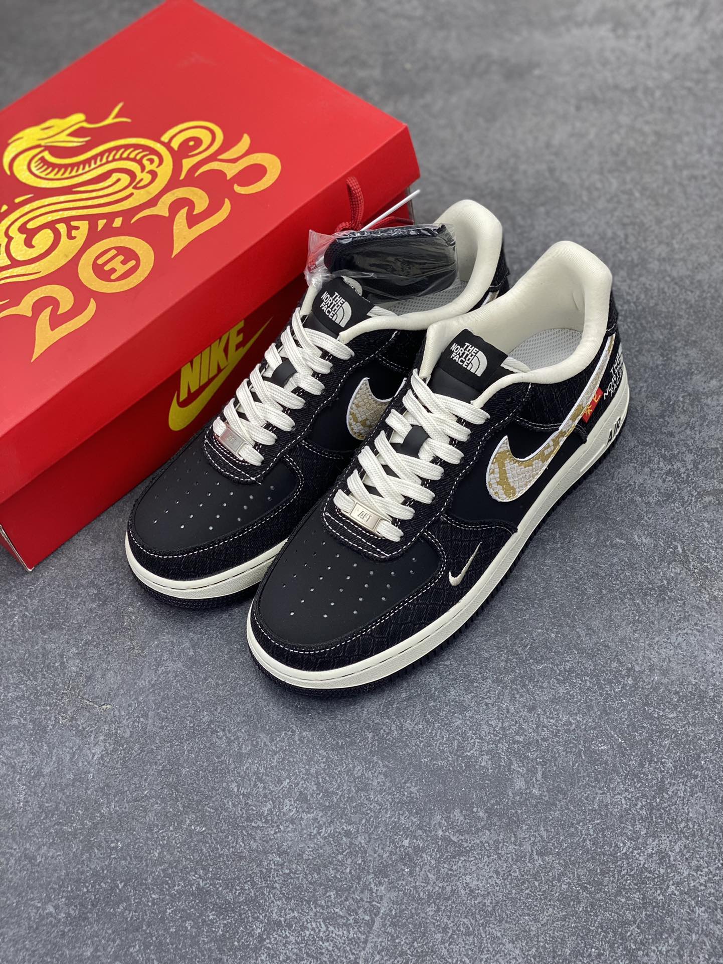 图片[8]-Nk Air Force 1‘07 Low 北面联名 空军一号低帮休闲板鞋  #原楦头原纸板 原装鞋盒 定制五金配件 内置全掌气垫 原厂鞋底 货号：CH6336-525  尺码：36 36.5 37.5 38 38.5 39 40 40.5 41 42 42.5 43 44 44.5 45-选品中心