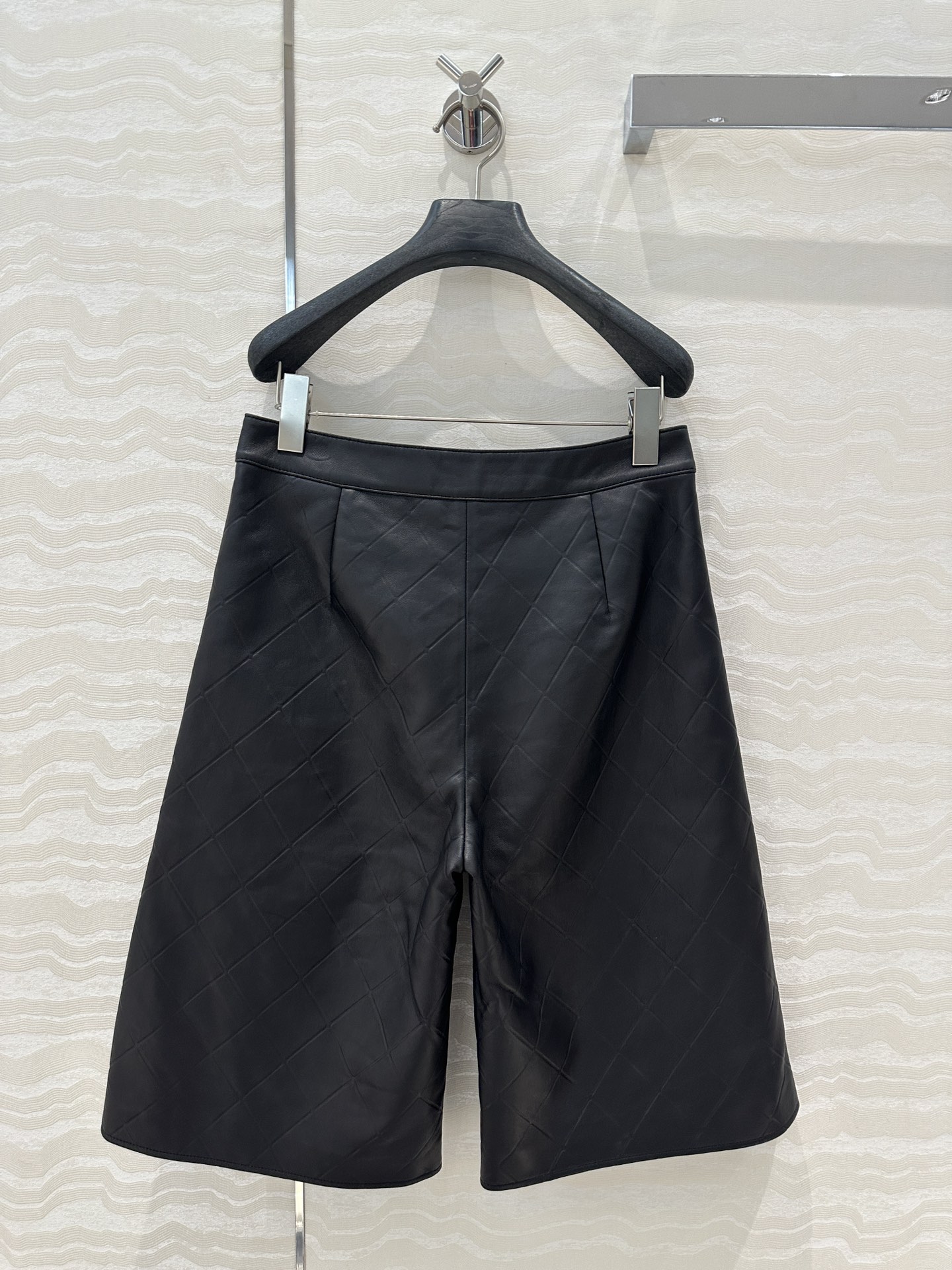 Coco Girl Style Leather Shorts, High-End Single Product Quality, Black, Size 38 9 i1741025458 8404 5
