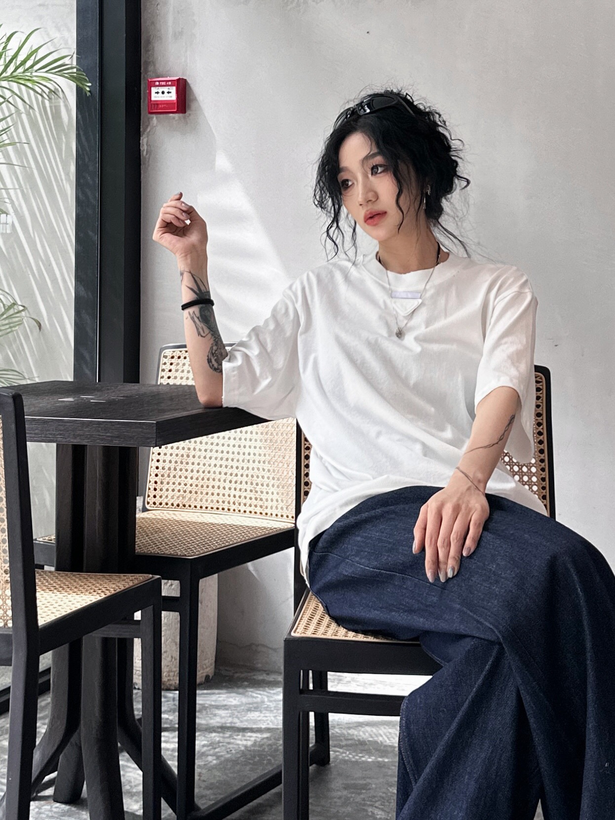  🆕P家｜新款洗水短袖，百分百棉💯简单时尚不挑人，宽松廓形，通勤休闲内搭皆可，尺码SML