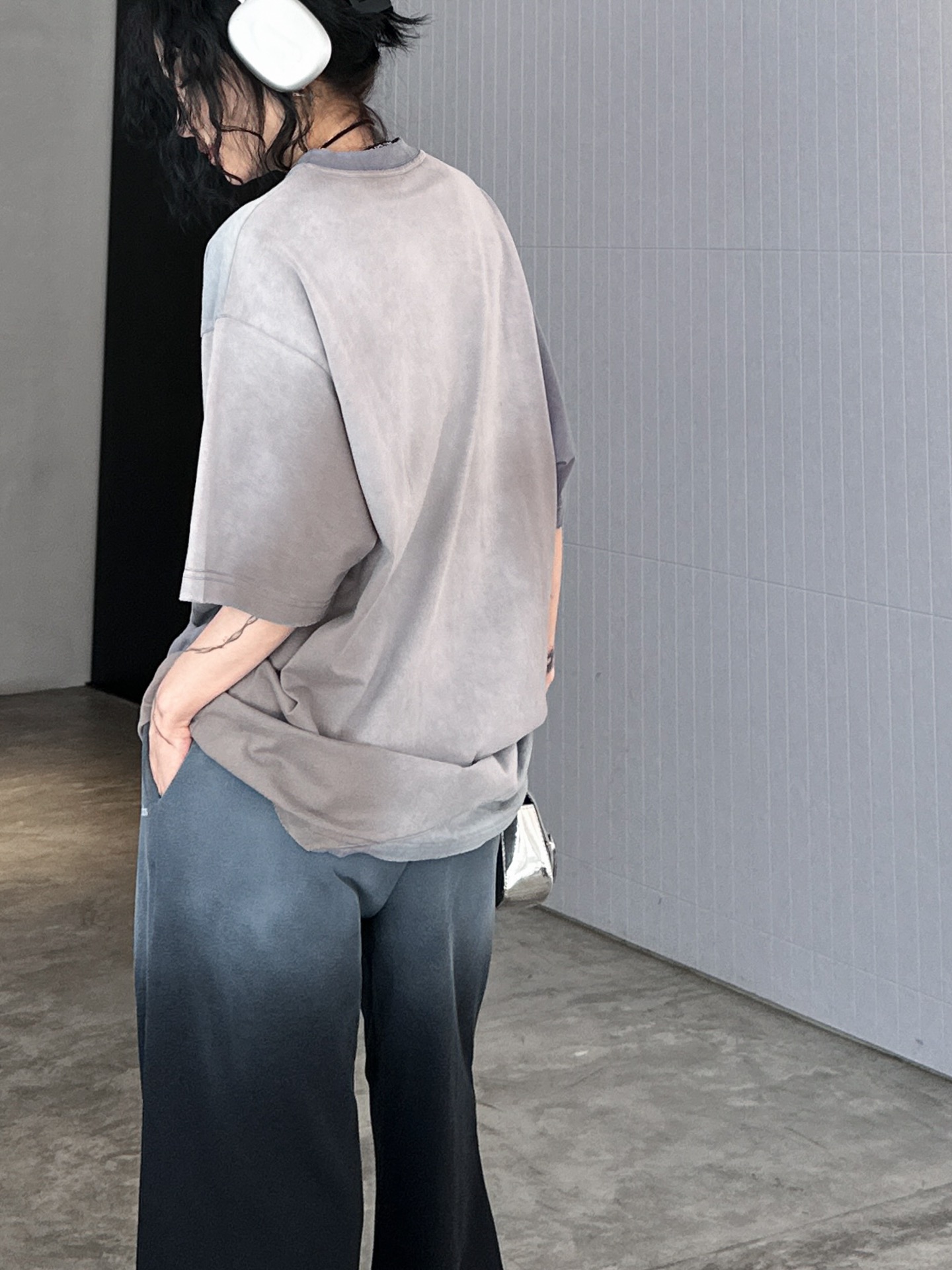  🆕  ACNE｜新款拼接撞色洗水T恤，百分百纯棉  尺码SML
