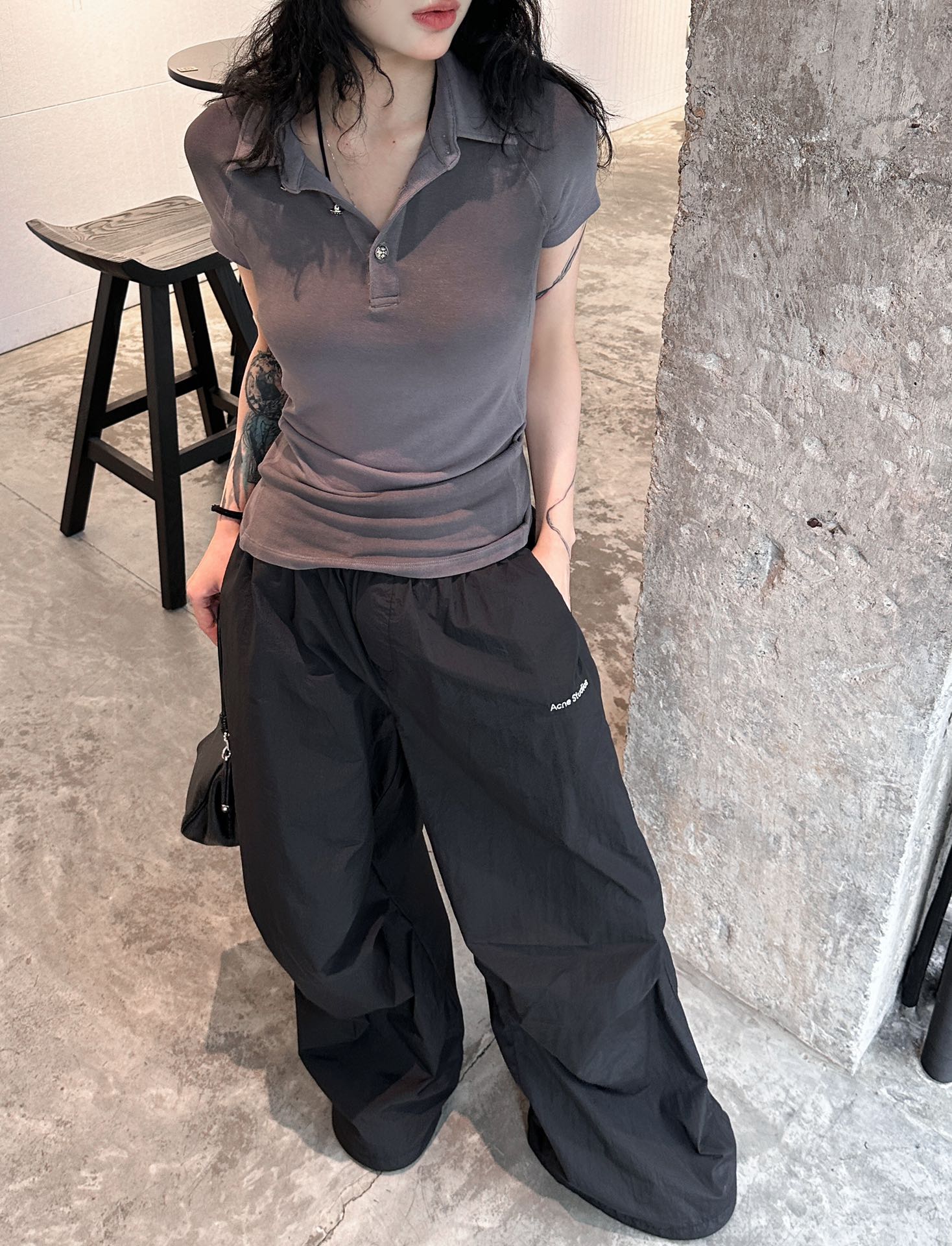  🆕克罗心✝️｜新款洗水喷色短袖polo，人丝人棉面料亲肤柔顺，舒适有型， 尺码SML