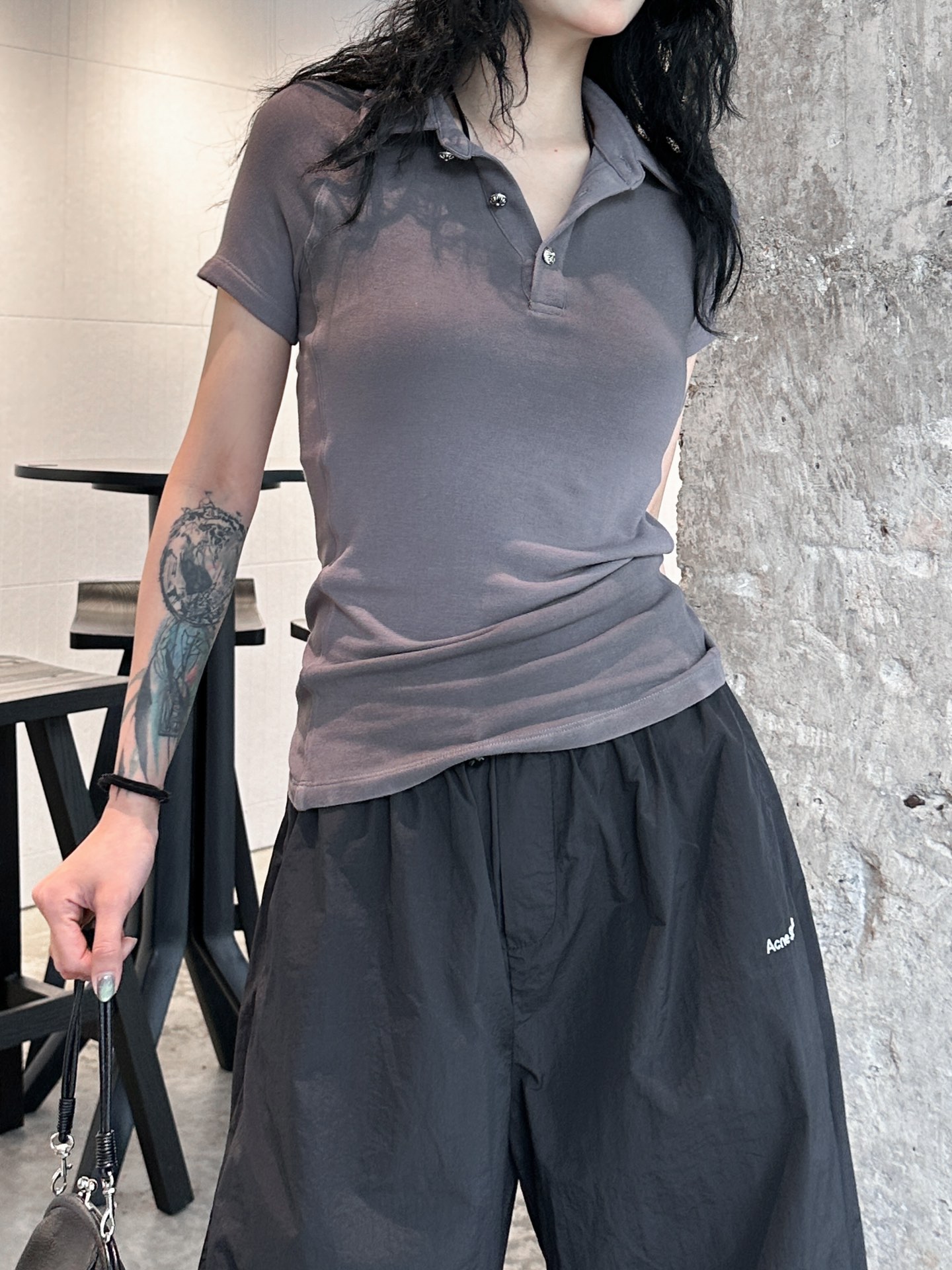  🆕克罗心✝️｜新款洗水喷色短袖polo，人丝人棉面料亲肤柔顺，舒适有型， 尺码SML