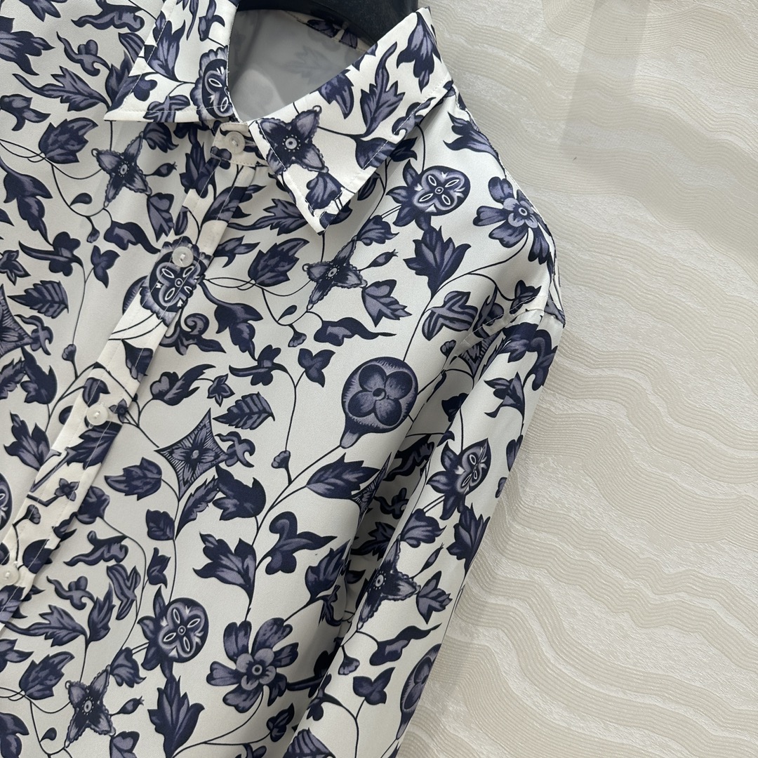 Louis Vuitton Monogram Floral Silk Twill Shirt - Classic & Elegant 4 i1741281533 5966 2