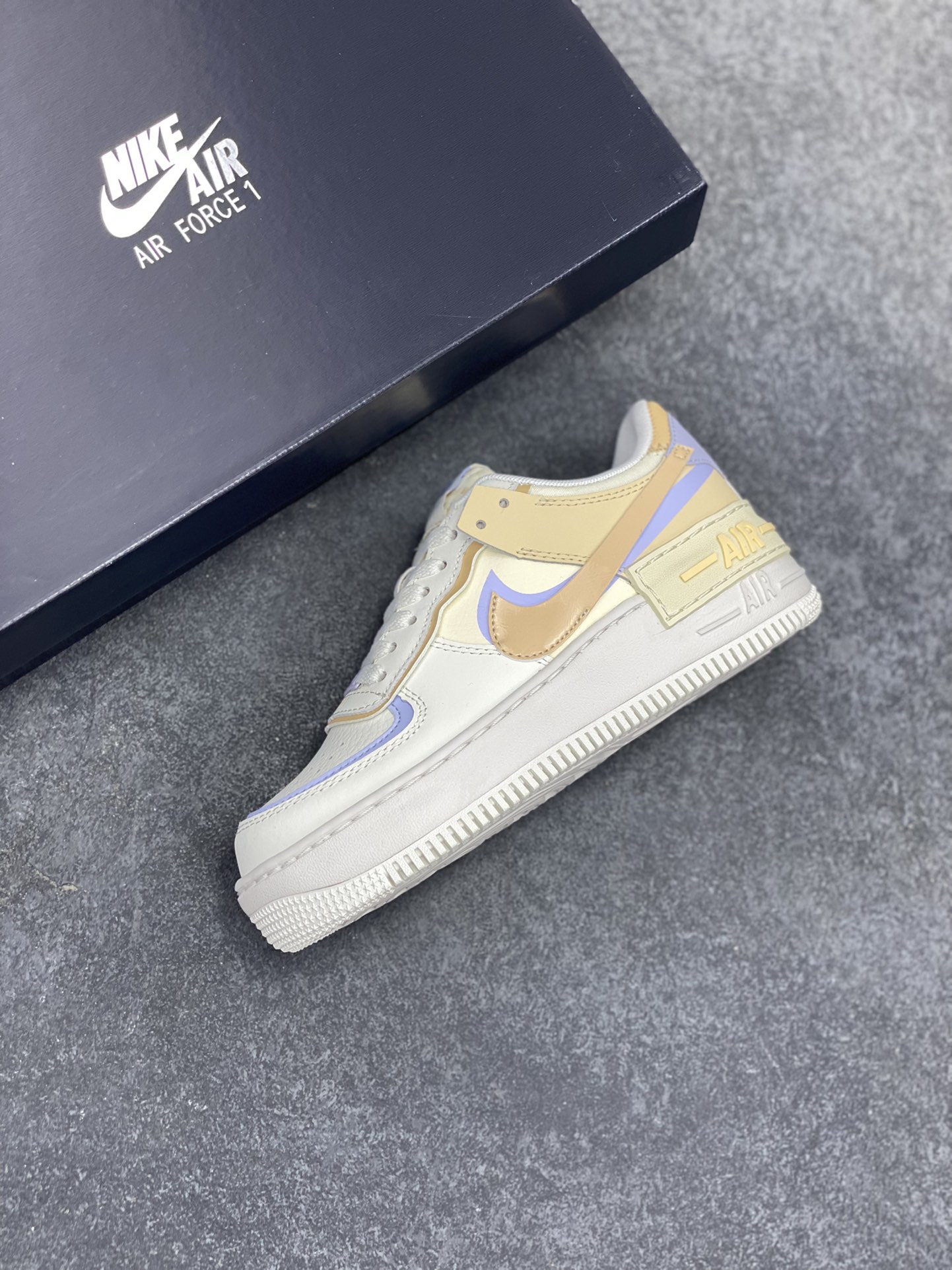 图片[7]-NK Air Force 1 Shadow 轻量增高低帮百搭板鞋\”拼接马卡龙\” 全新少女系解构主义设计双层轻量EVA发泡中底+防滑RB橡胶外圈底鞋底 原楦头原纸板 打造纯正空军版型 专注外贸渠道 全掌内置蜂窝气垫 原盒配件 原厂中底钢印、拉帮完美 货号： DZ1847-114 尺码：35.5 36 36.5 37.5 38 38.5 39 40 40.5 41 42-选品中心