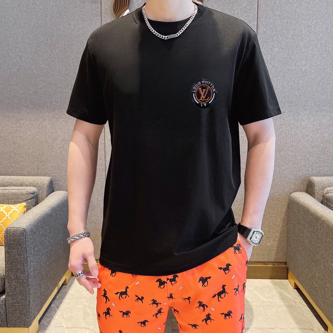 Louis Vuitton 品牌【LV 路易威登】(胖子福音) 男士休闲短袖T恤 2025春夏新品