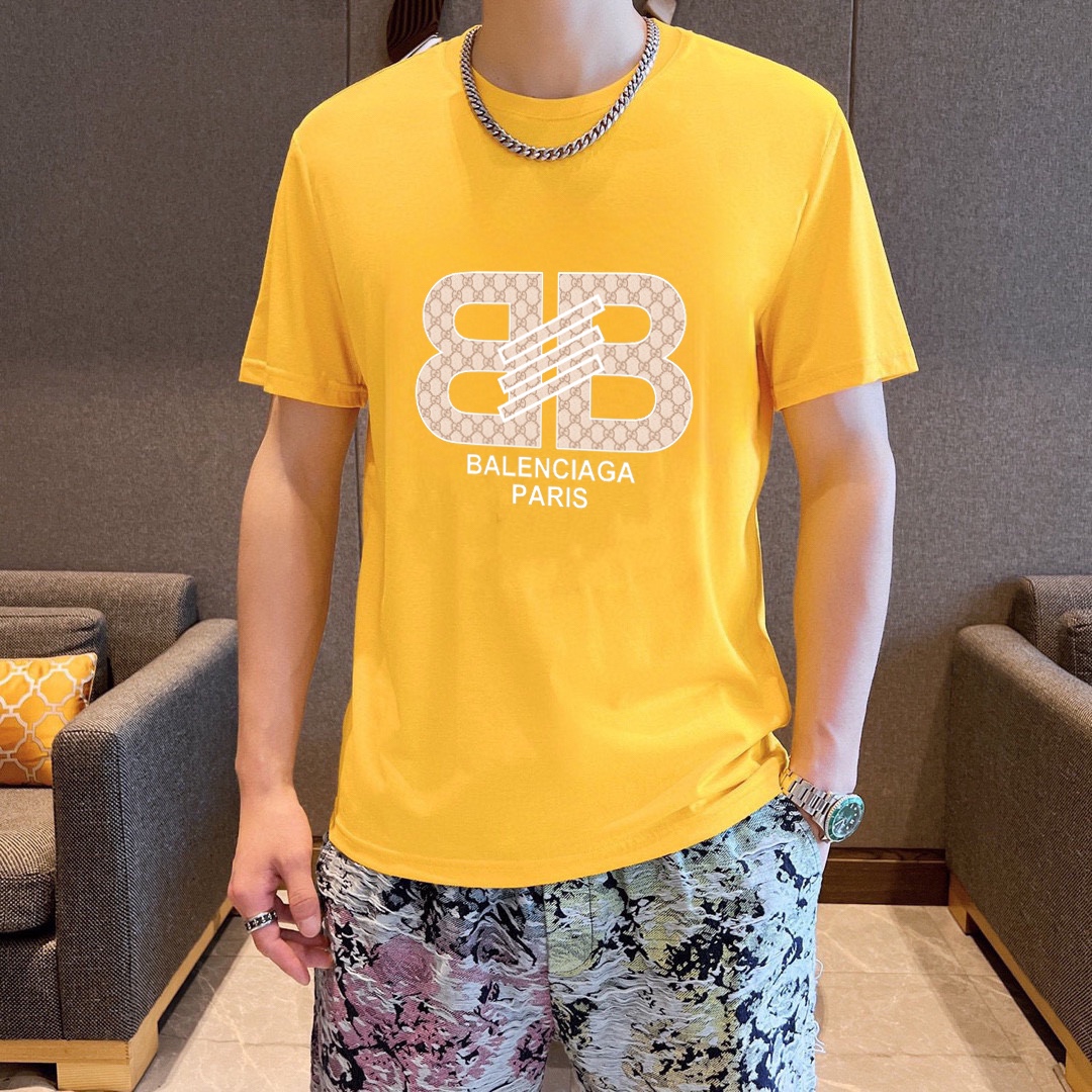 Balenciaga 品牌【BALENCIAGA 巴黎世家】(胖子福音) 男士休闲短袖T恤
