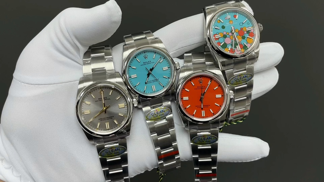 Rolex Oyster Perpetual 3230 Movement, Precision Craftsmanship, Various Colors