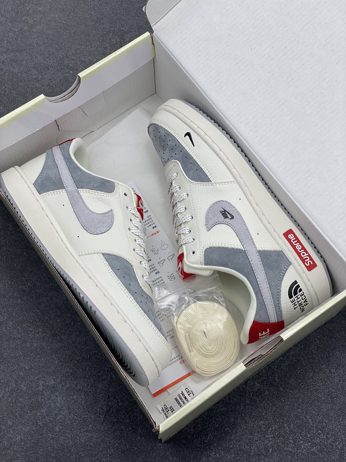 图片[9]-海外爆款 ZP订单 NIKE EBERNON Low prm 小空军低帮百搭透气休闲运动板鞋 独家头层版本 原数据独家私模大底 纯正版型 清洁度完美 货号：FD5188-123 尺码：36 36.5 37.5 38 38.5 39 40 40.5 41 42 42.5 43 44 44.5 45-选品中心