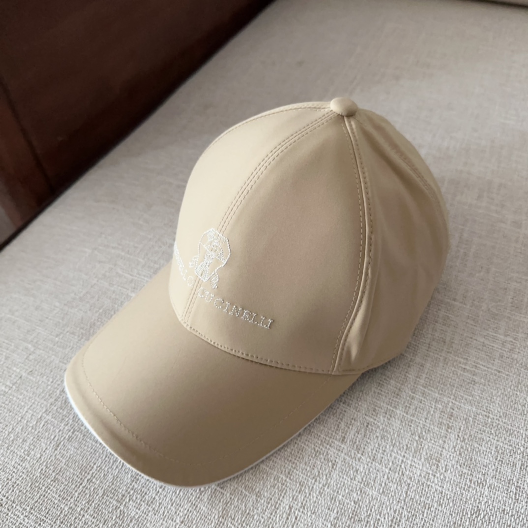 

brunello cucinelli布鲁内洛 •库奇内利  专柜新款高版本棒球帽，大牌同步，超好出货