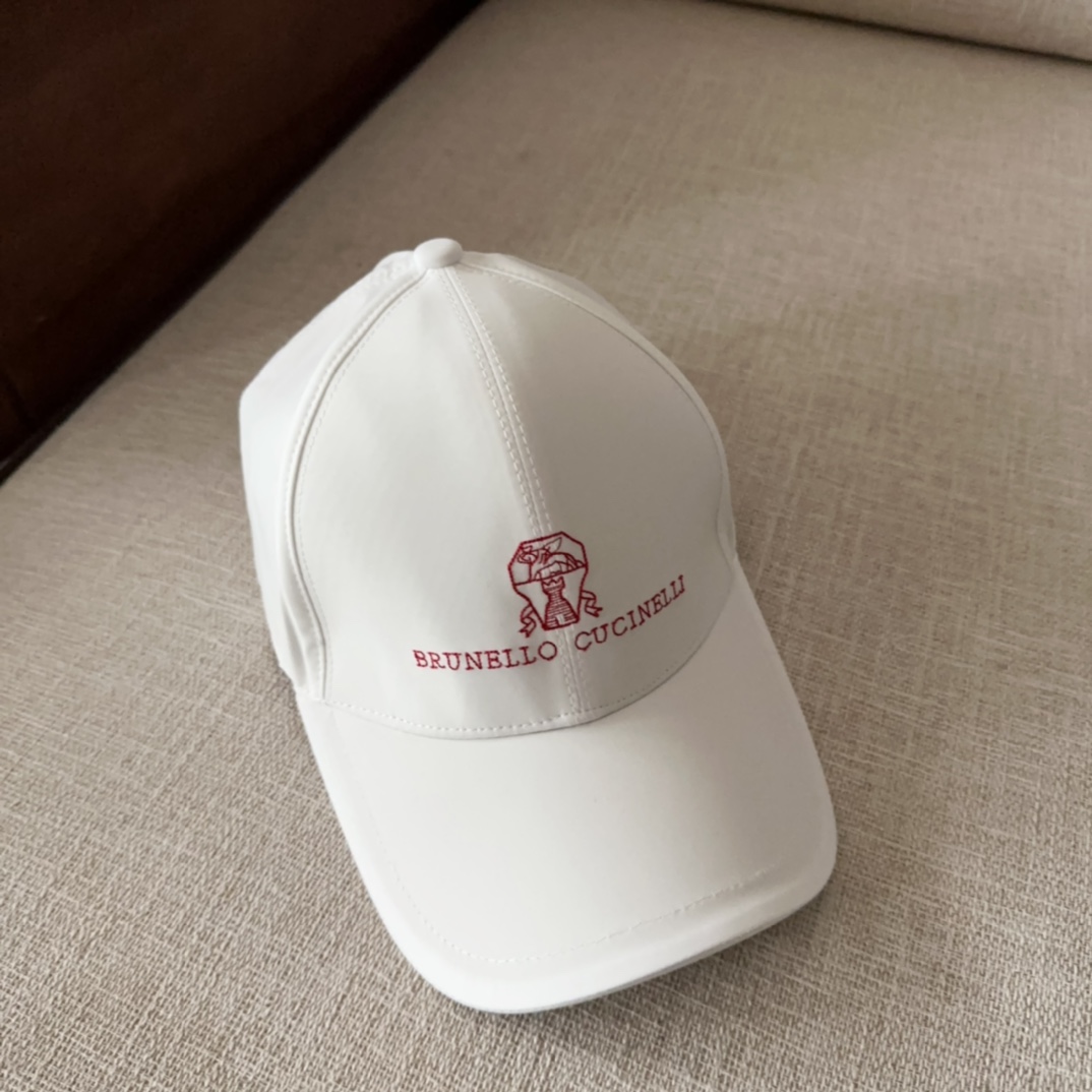 

brunello cucinelli布鲁内洛 •库奇内利  专柜新款高版本棒球帽，大牌同步，超好出货